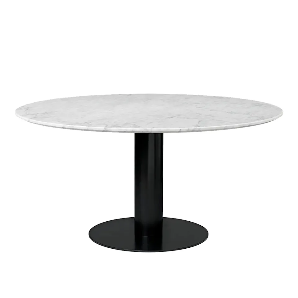 GUBI 2.0 matbord Ø150 cm svart