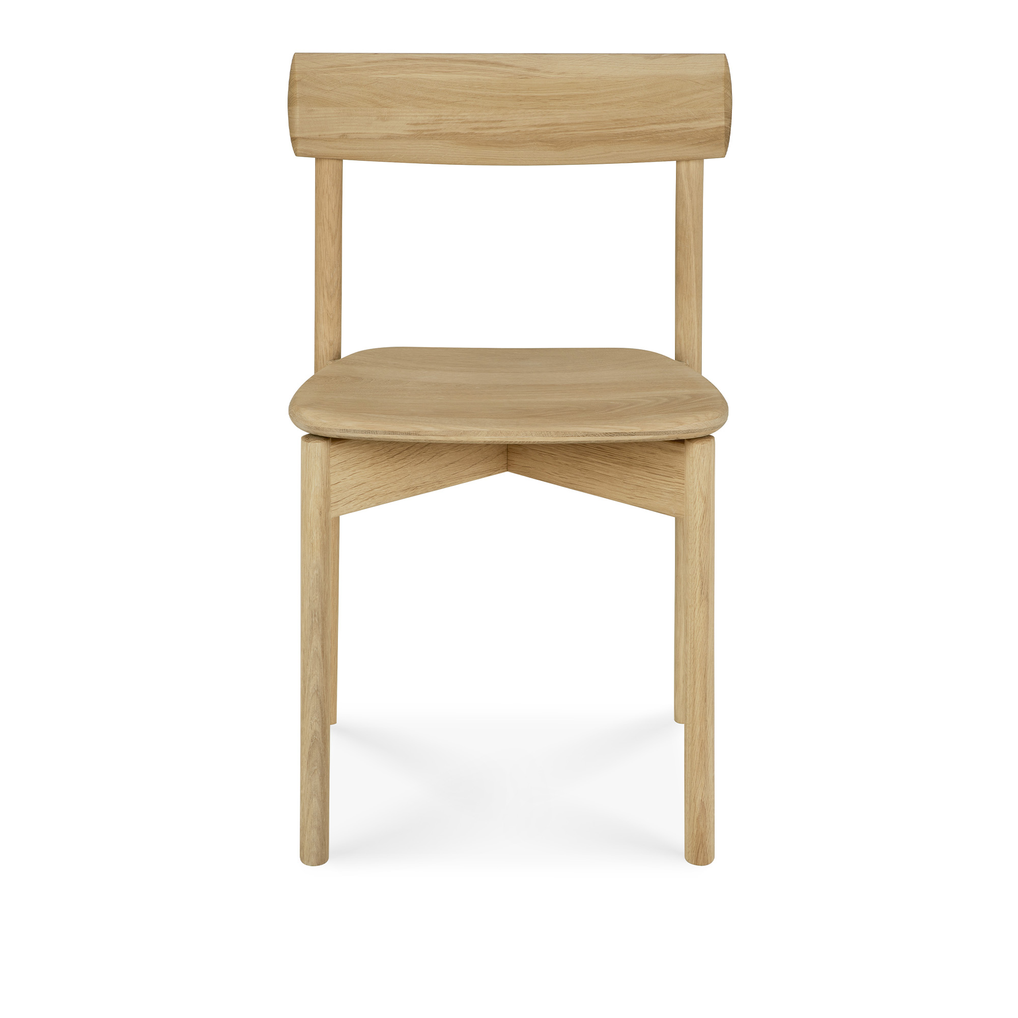 ethnicraft - risu dining chair - varnished oak - matstolar - alain van havre - träfärgad - trä