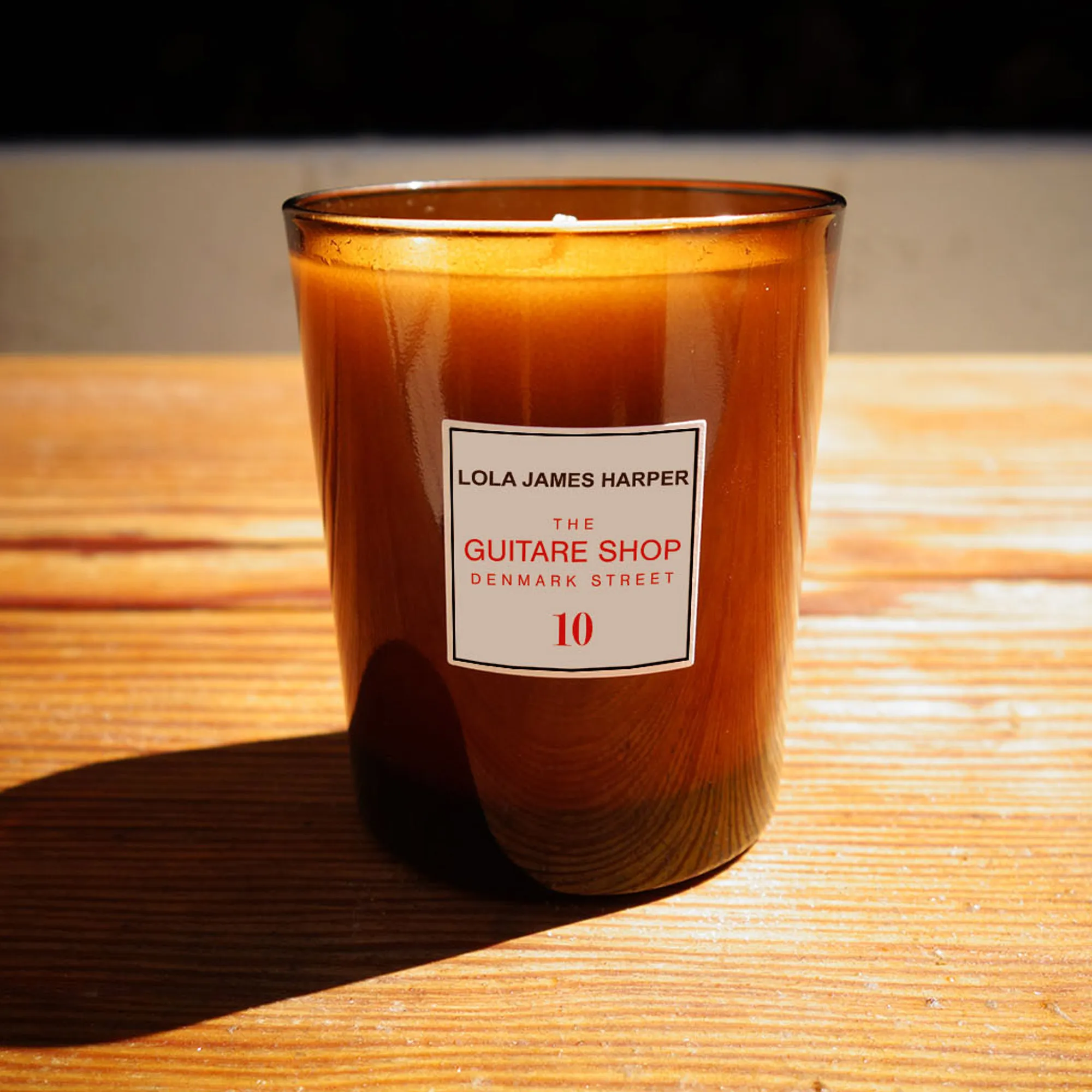 The Guitare Shop on Denmark Street Candle