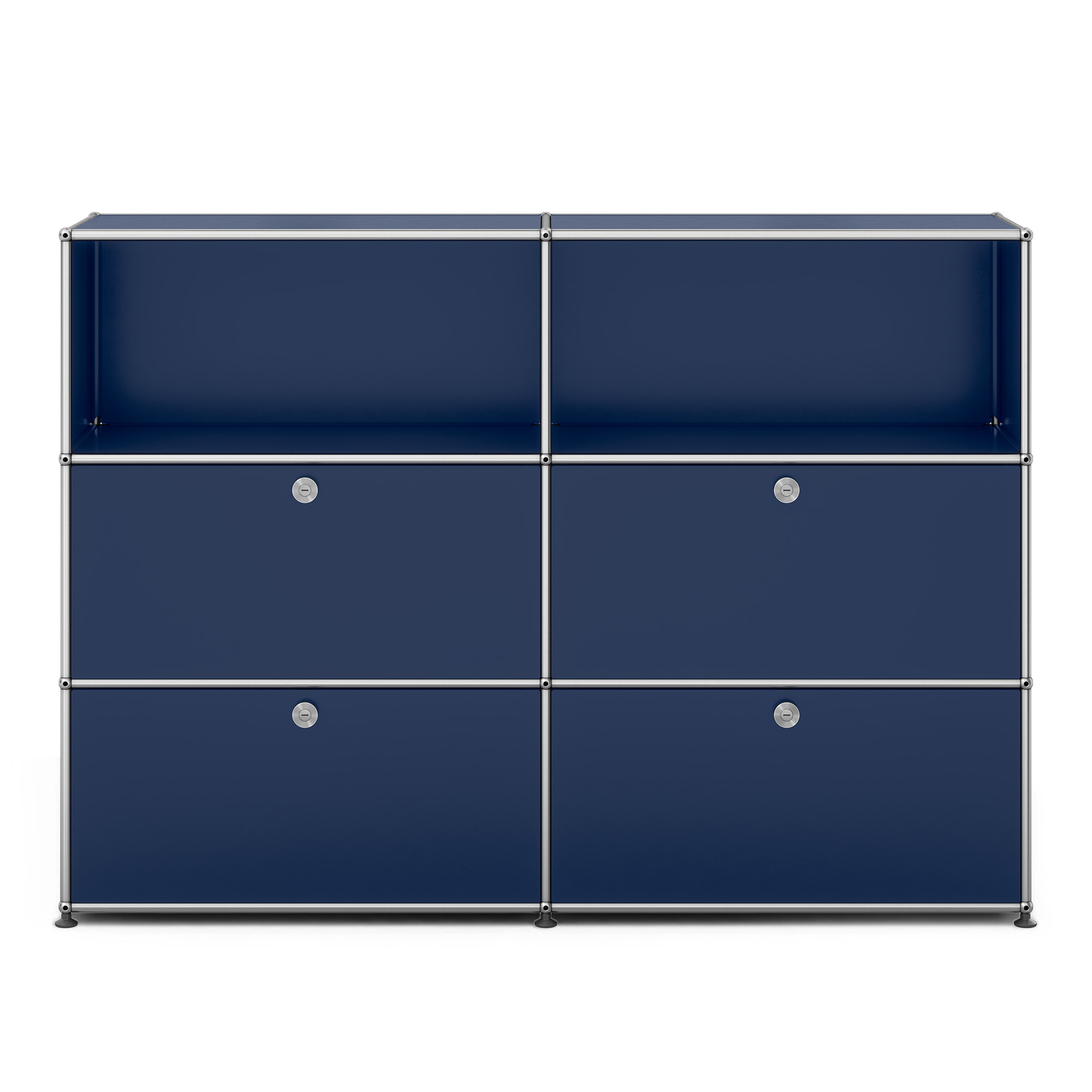 USM - USM Haller M64 34 Steel Blue - Sk&auml;nkar och sideboards - Fritz Haller & Paul Sch&auml;rer - Bl&aring; - Metall