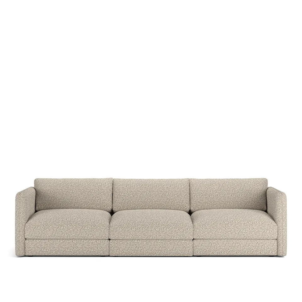 Pavarotti 3-Seater, Fixed Cover, Cushion Variant 03, Vellus 03