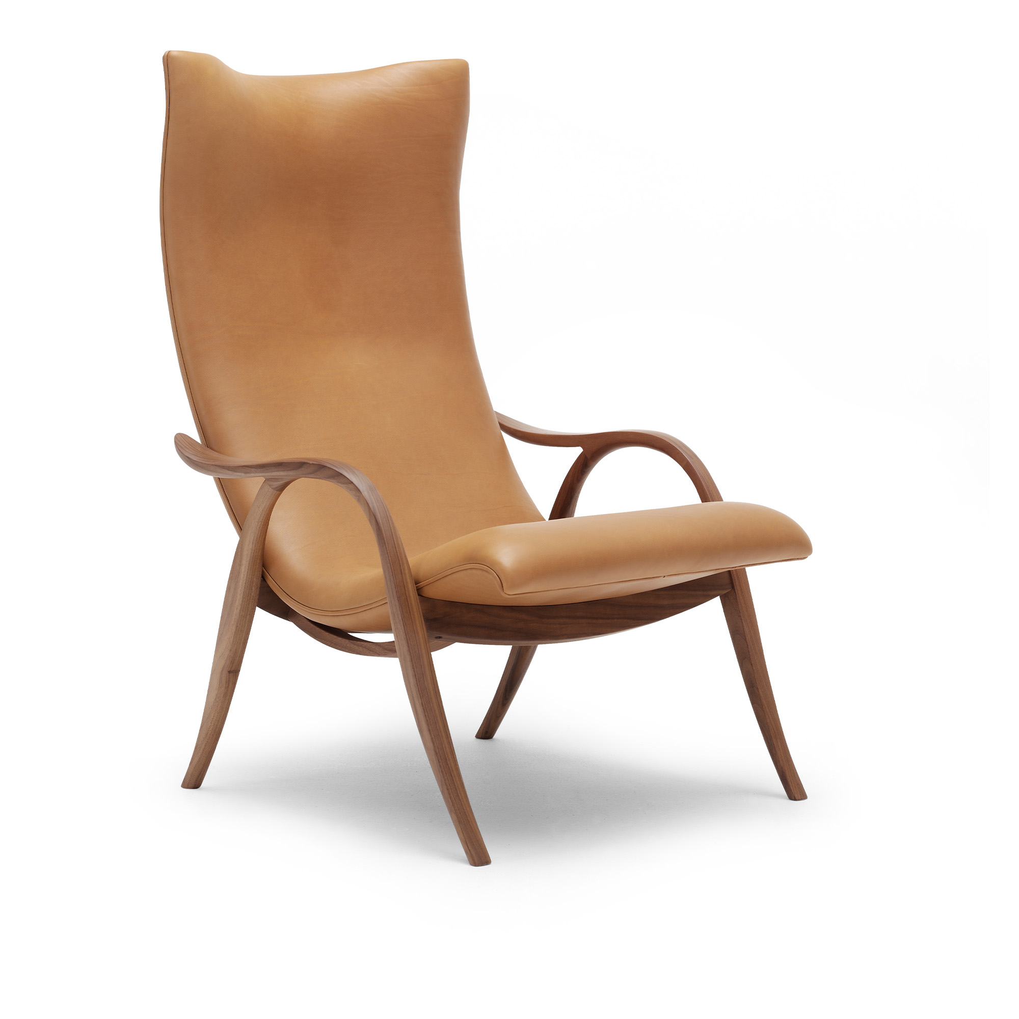 carl hansen - fh429 signature chair walnut oil sif 95 - fåtöljer - frits henningsen - träfärgad - trä