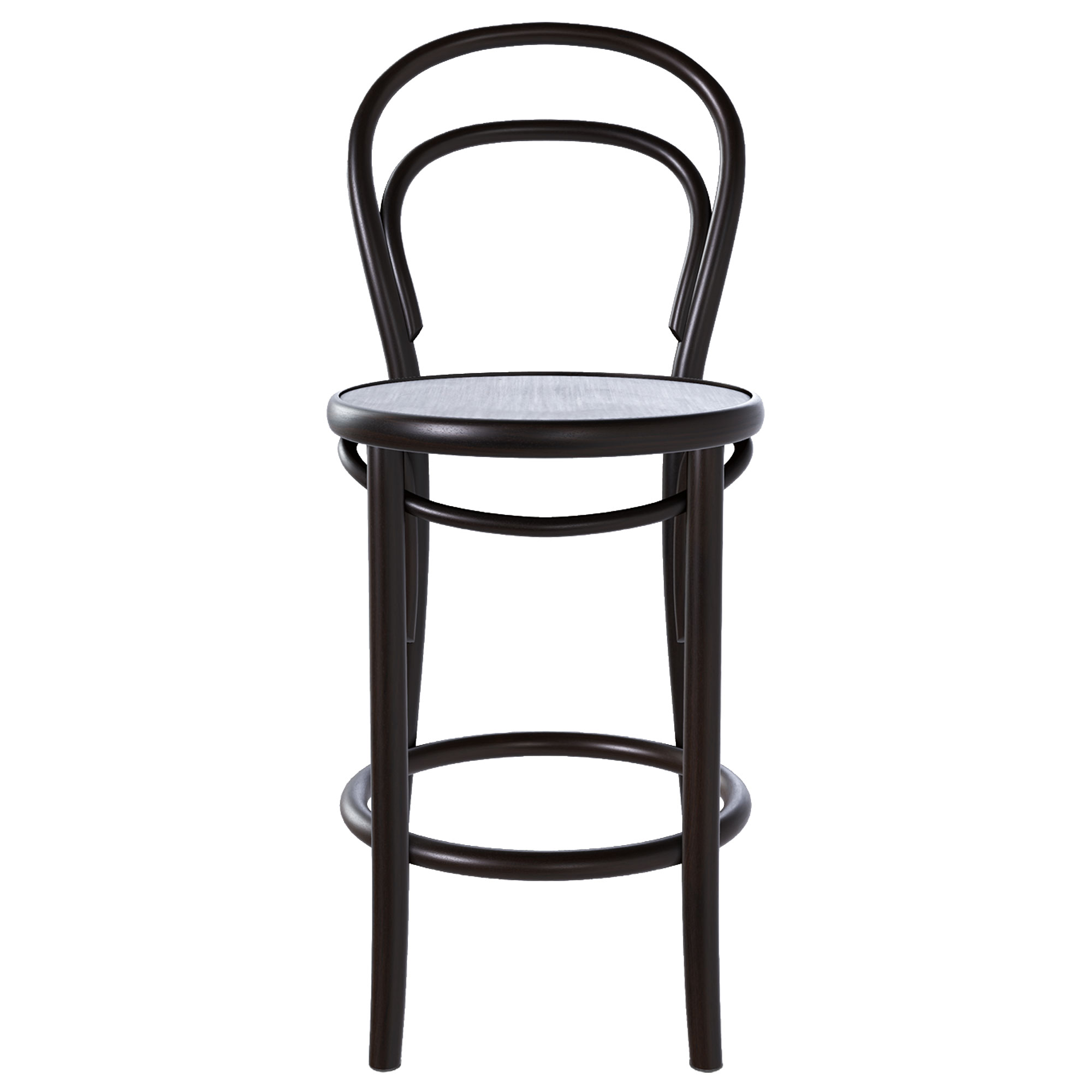 Ton - Ton Barstool 14 Low - Coffee B4 - Barstolar - Michael Thonet - Brun - Tr&auml;
