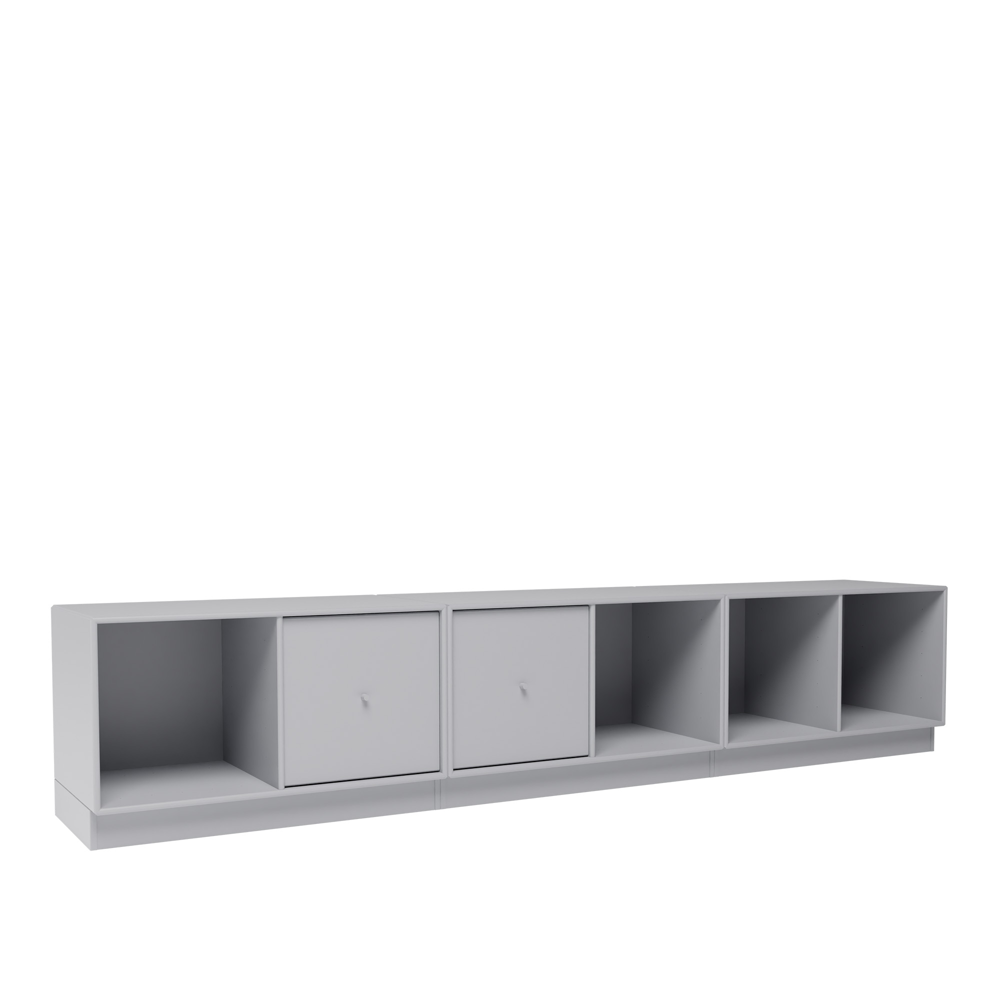 montana - rest iii bench 02-fjord 07 plinth 7 cm - skåp och vitrinskåp - peter j. lassen - blå - trä