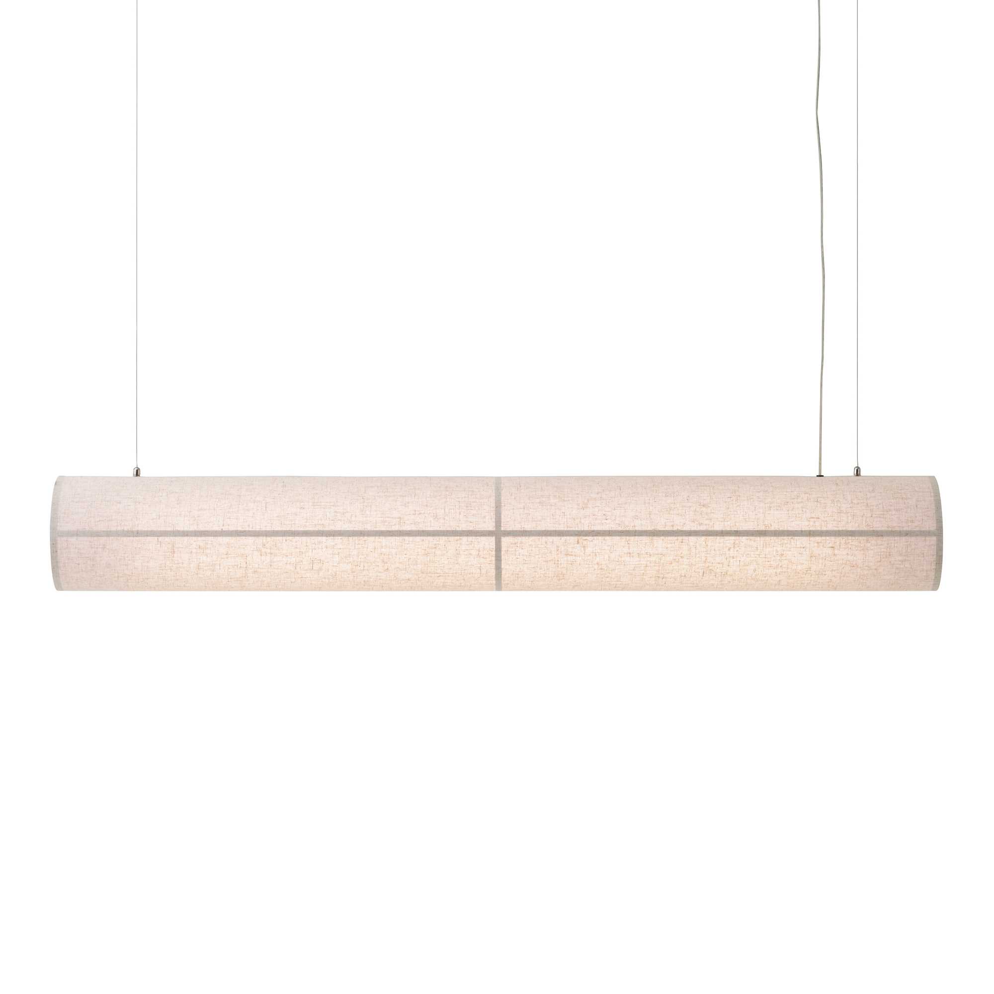 Audo Copenhagen - Hashira Linear Pendant Lamp Raw CE - Pendellampor - Norm Architects - Beige | Belysning - Taklampor - Pendellampor | Möbelexperten