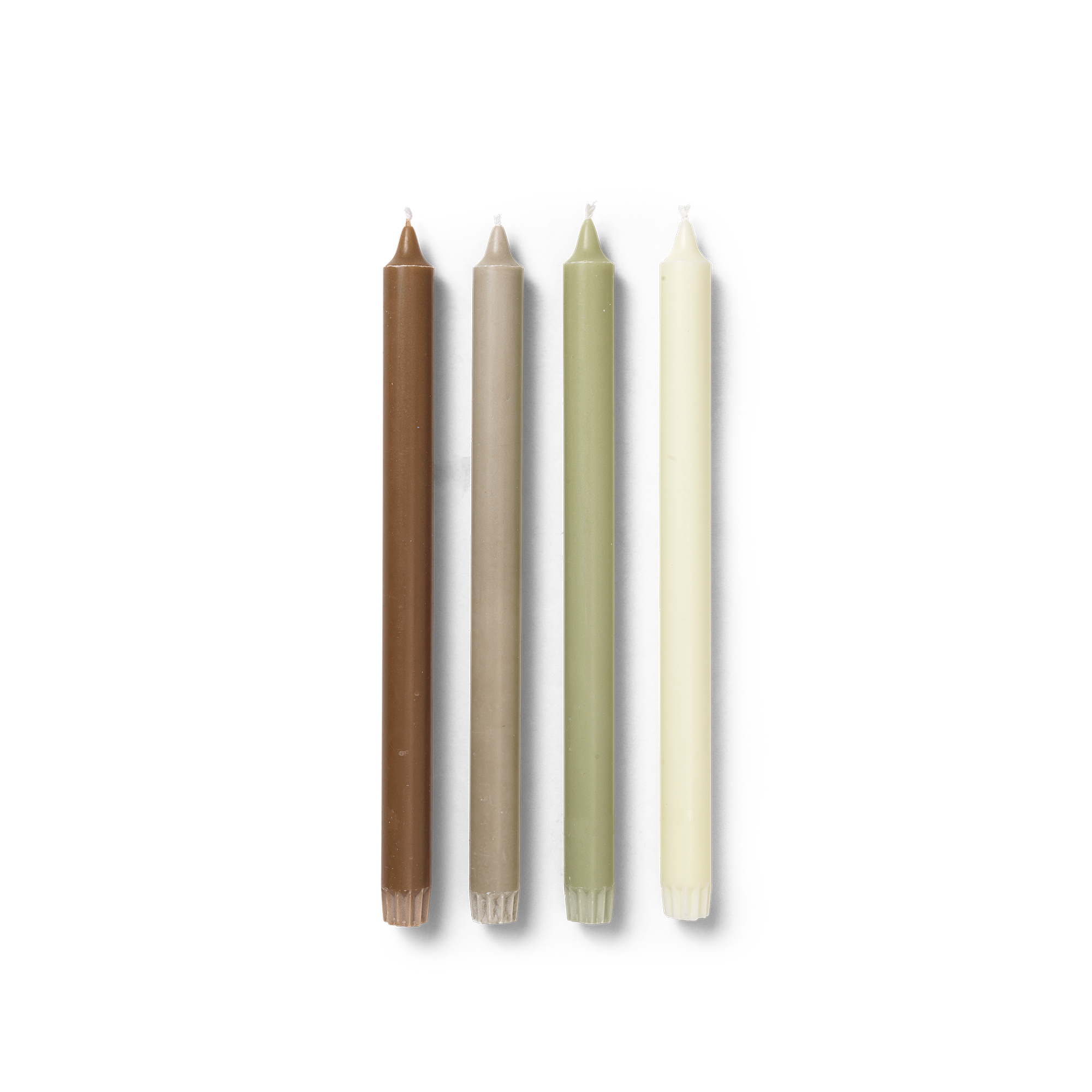 Ferm Living - Pure Candles - Set of 4 - Botanic Blend - Ljus - Beige | Inredning - Ljusstakar Och Ljuslyktor - Ljus | Möbelexperten