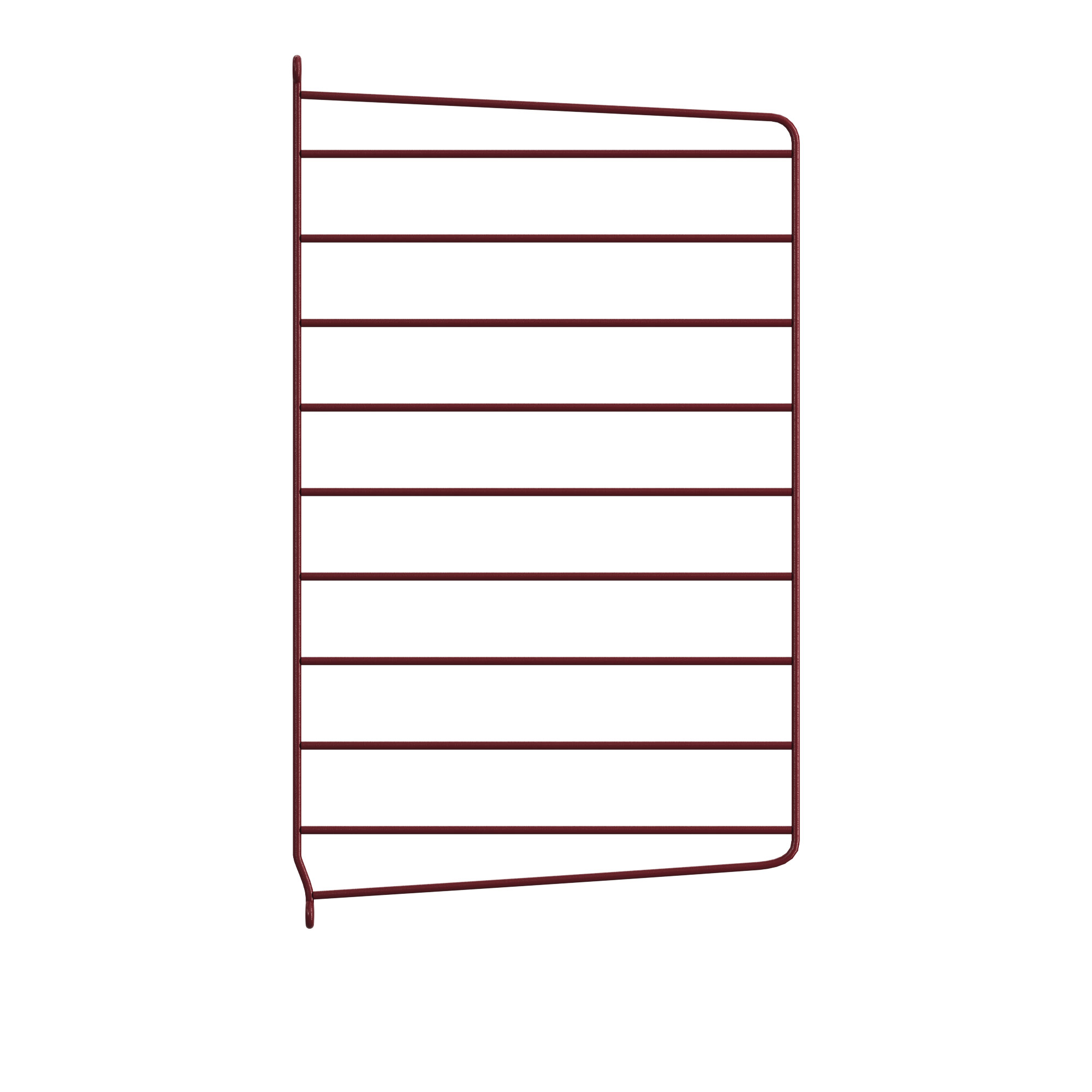 String - Väggavel 50 x 30 cm 1-pack mörkröd - Hyllor & Hyllsystem - Röd - Metall | Möbler - Förvaring Och Hyllor - Hyllor & Hyllsystem | Möbelexperten