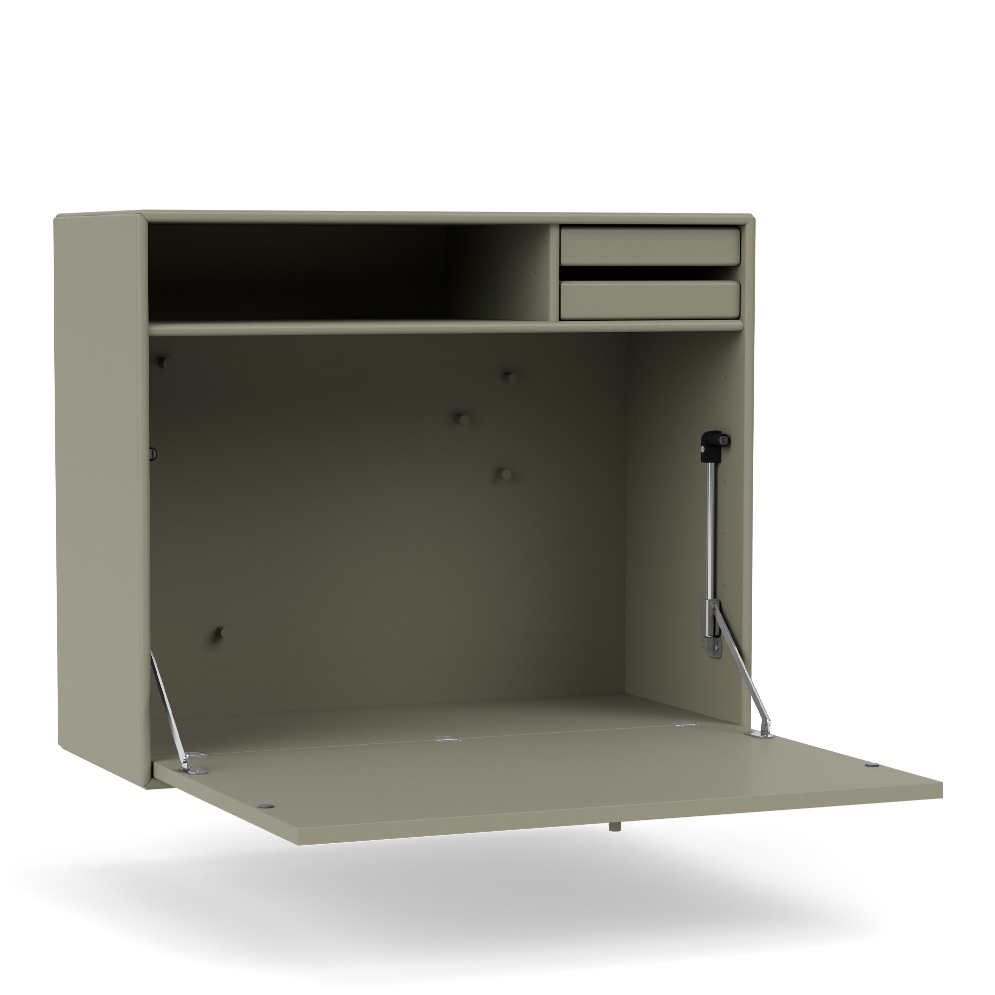 montana - studio secretary 144-fennel 04 suspension rails - skrivbord - peter j. lassen - grön - trä