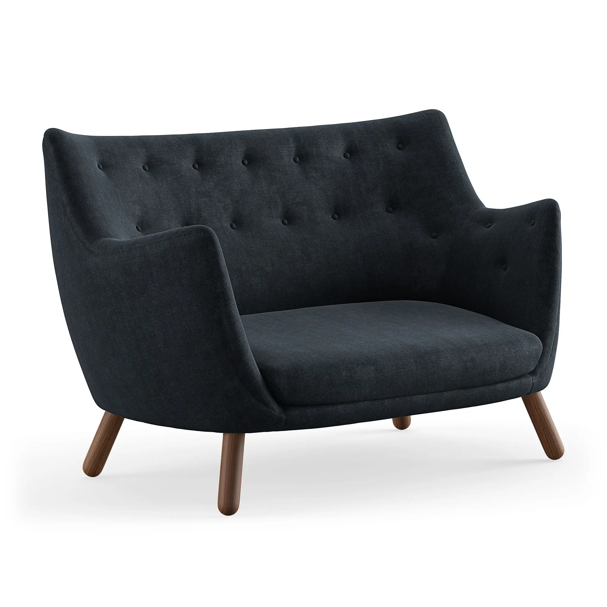 Poet sofa Walnut