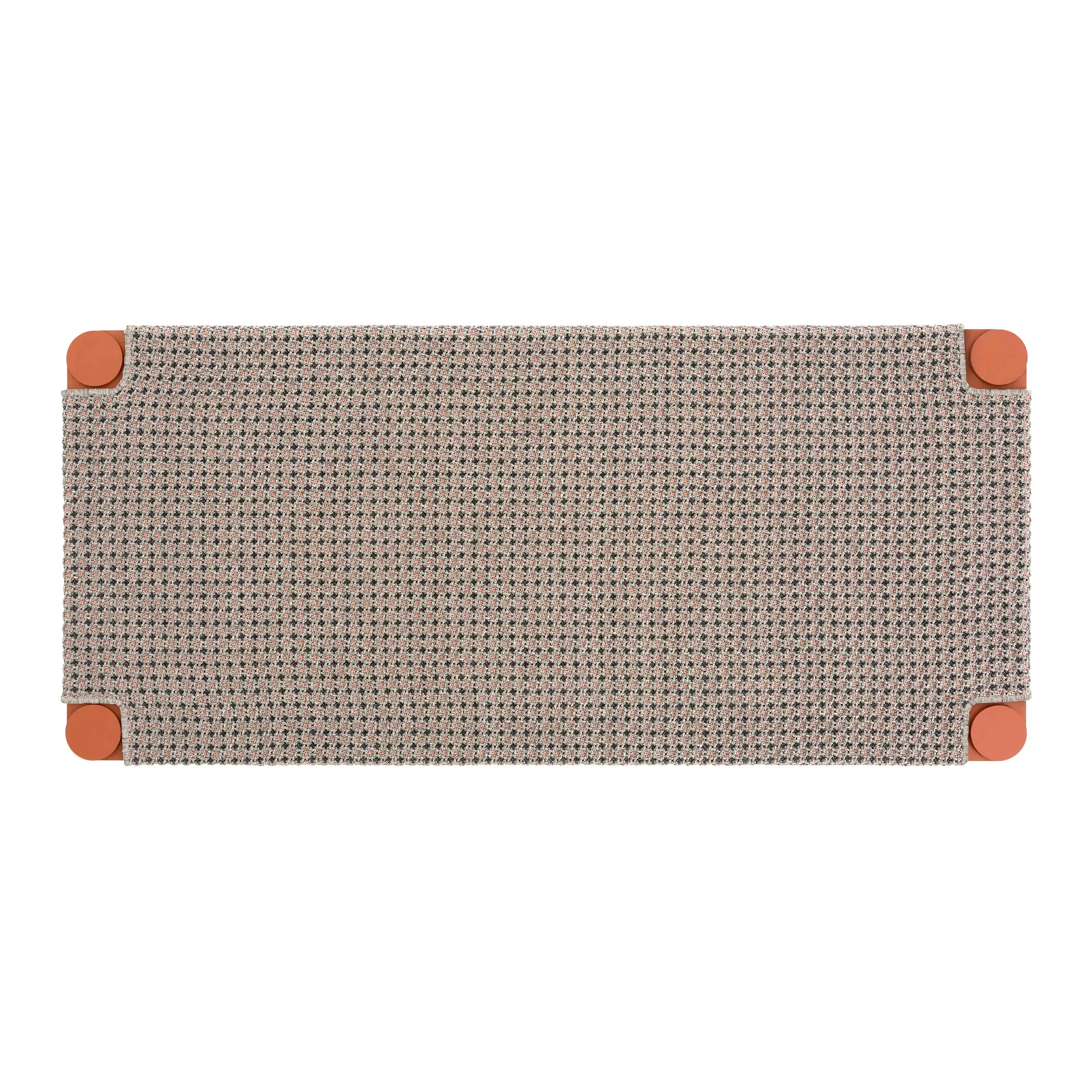 Garden Layers Single Indian Bed - Gofre Terracotta