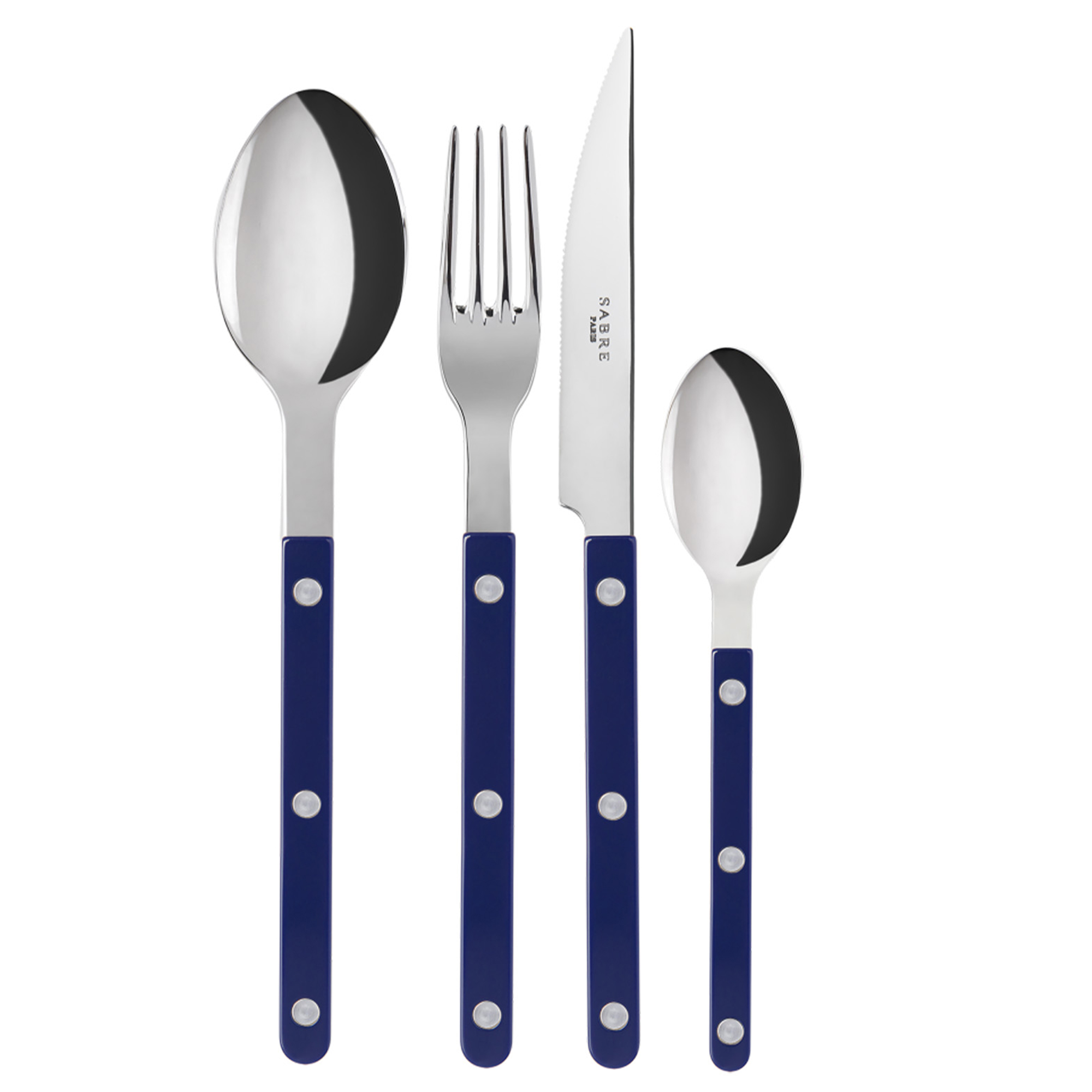 Sabre Paris - Bistrot solid bestickset 24 delar navy blue - Bestickset | Servering - Bestick - Bestickset | Möbelexperten