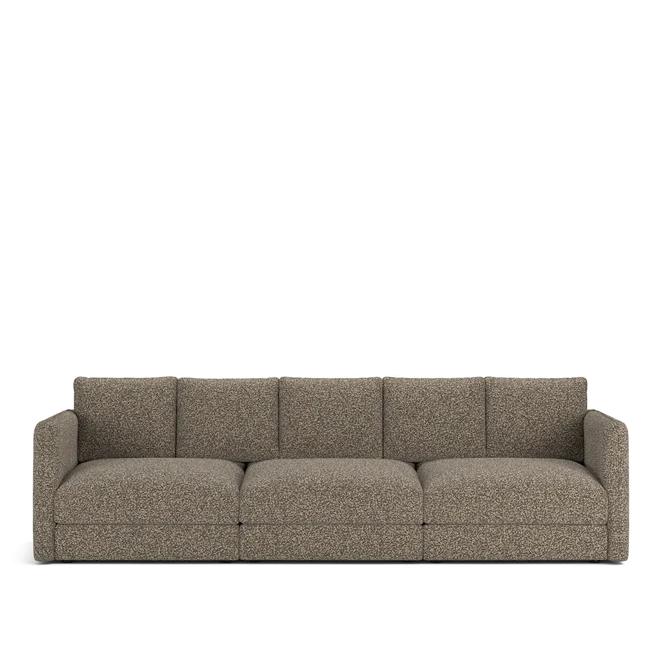 Pavarotti 3-Seater, Fixed Cover, Cushion Variant 02, Vellus 02
