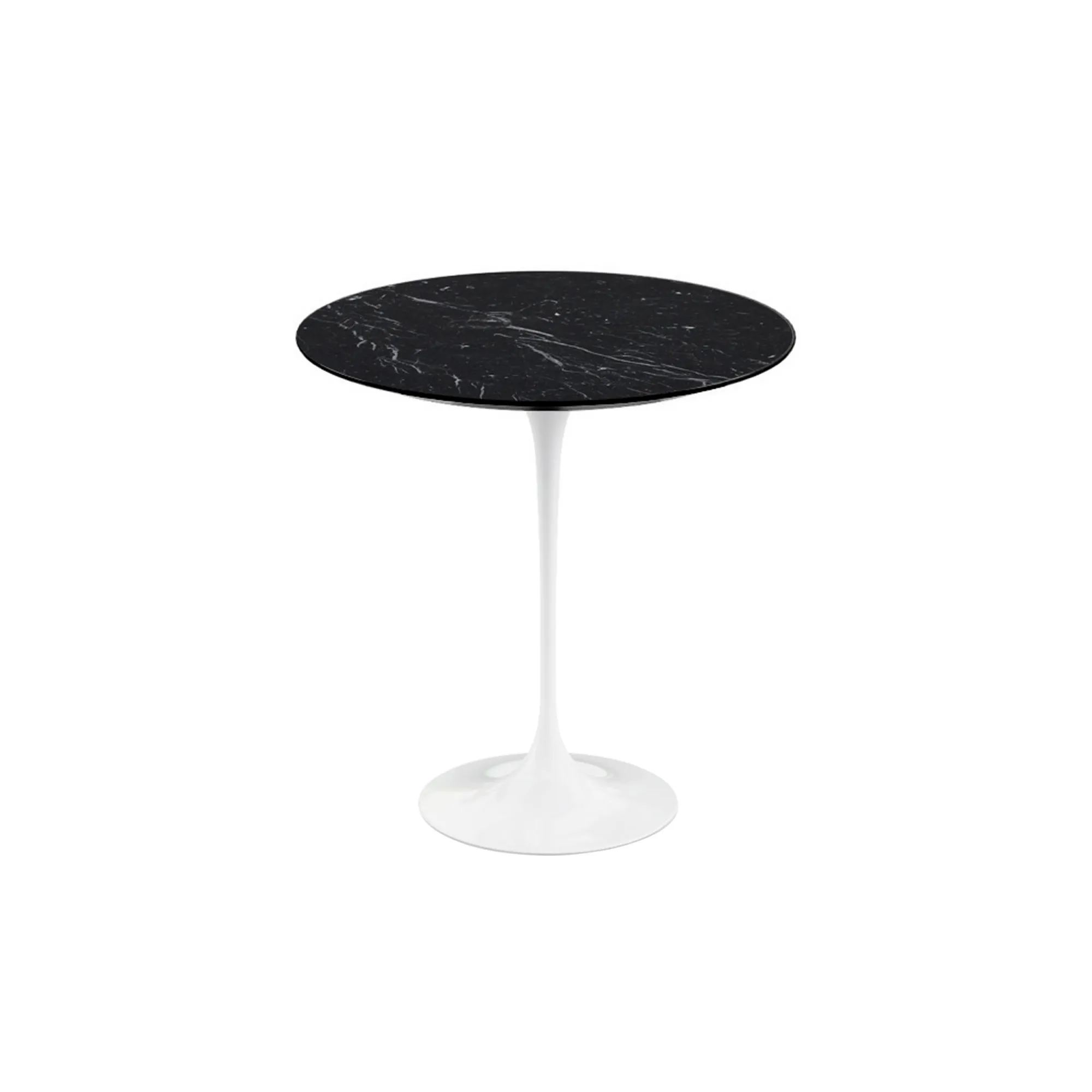 Saarinen Round sidobord Ø 51 cm White