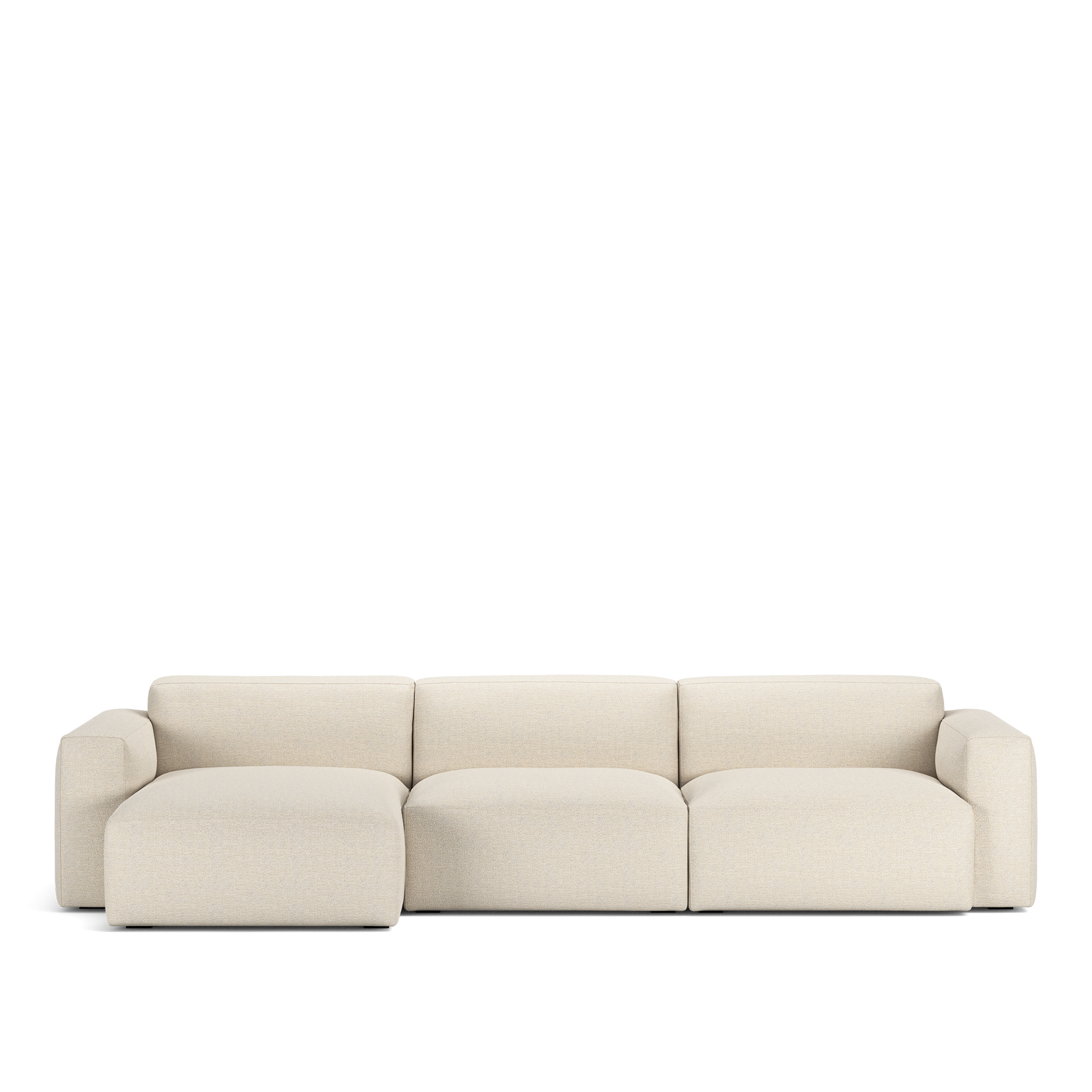 NOGA - Brick 3-Seater Chaise Lounge Left Lario 38 Fixed Upholstery - Soffor