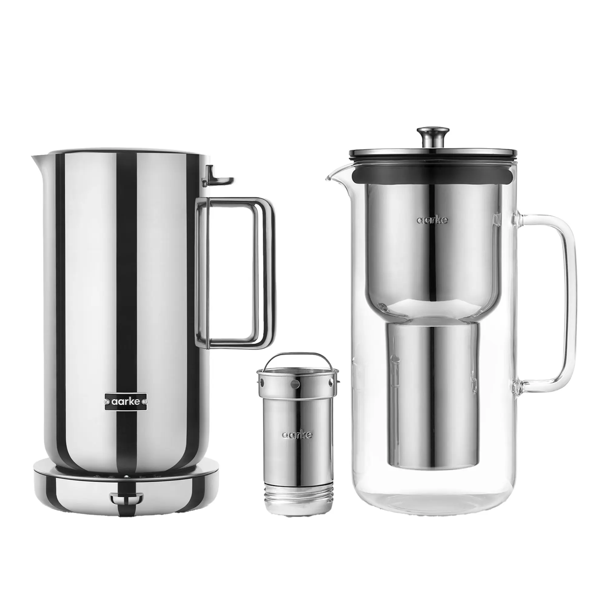 Kettle Steel vattenkokare & Purifier vattenfilterkanna