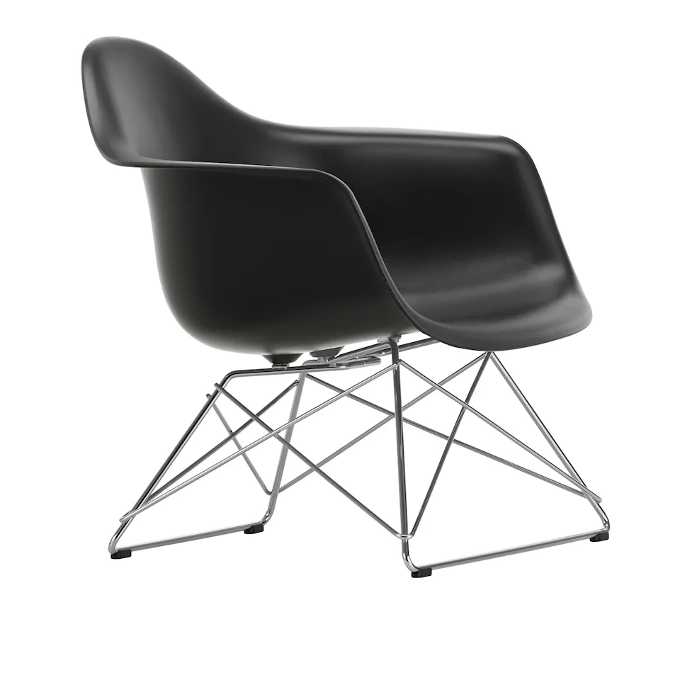 Eames RE Plastic Armchair LAR fåtölj Chrome