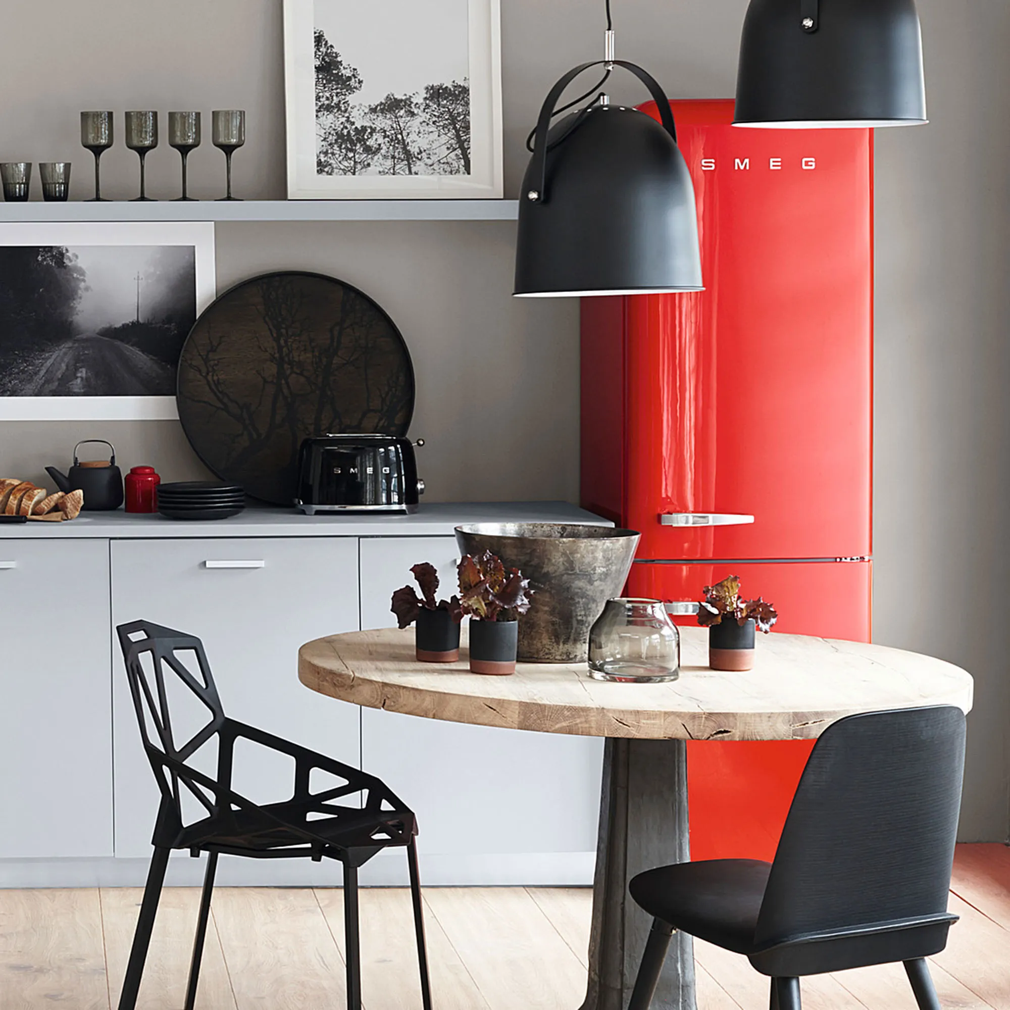 Smeg Toaster 2 Slices Black