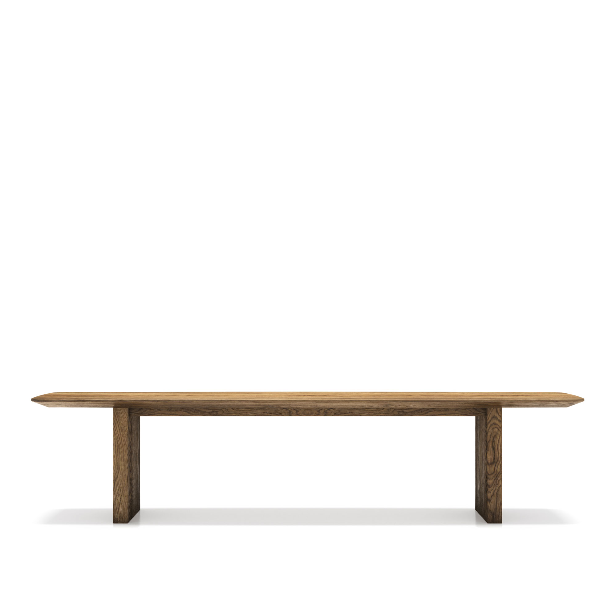 Dk3 - Ten Bench L200 x W42 x H45 cm Smoked oak - oil - Pallar - Christian Troels and Jacob Plejdrup - Brun - Trä | Möbler - Stolar Och Pallar - Pallar | Möbelexperten