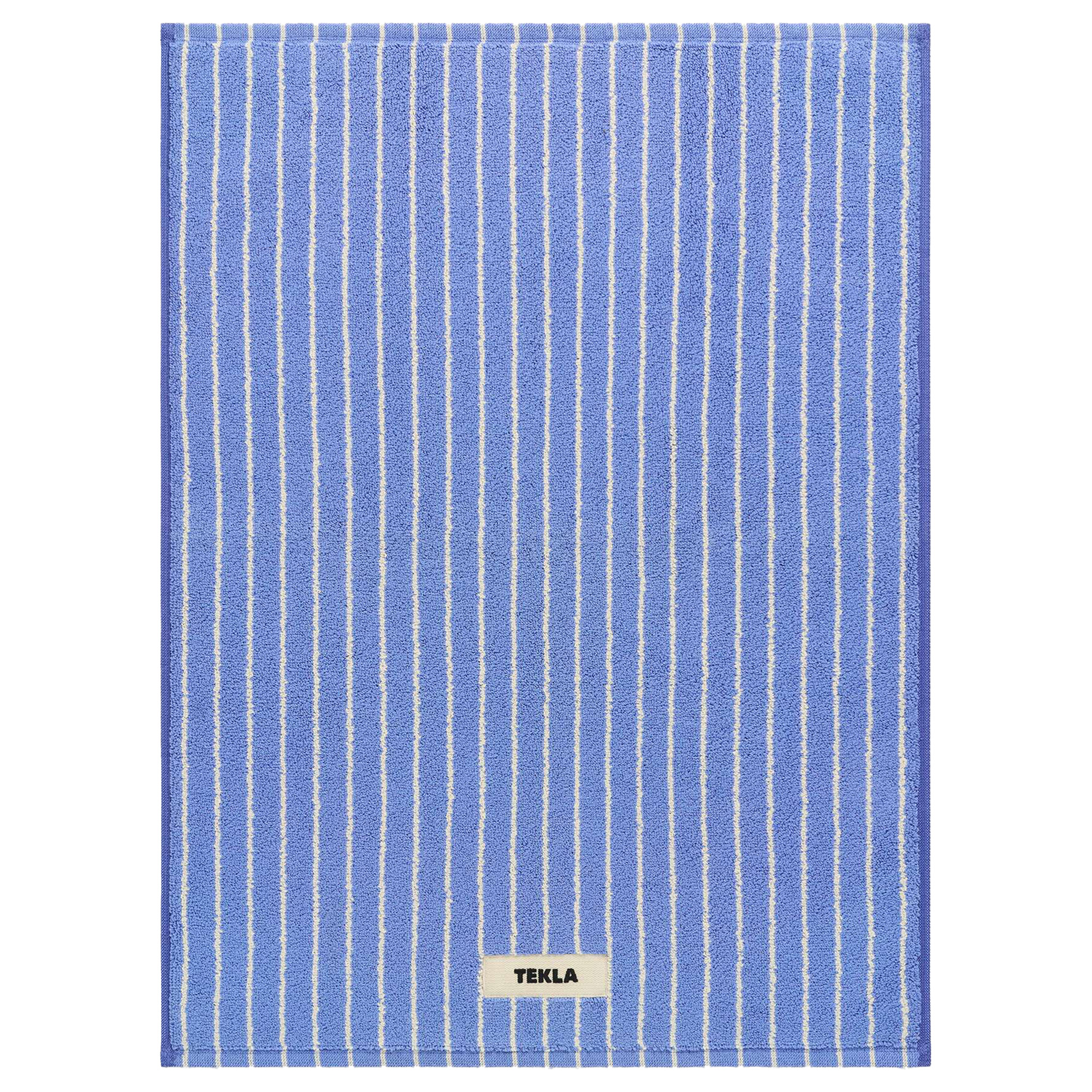 Tekla - Terry Clear Blue Stripes badrumsmatta 50 x 70 cm - Bomullsmattor | Mattor - Material - Bomullsmattor | Möbelexperten