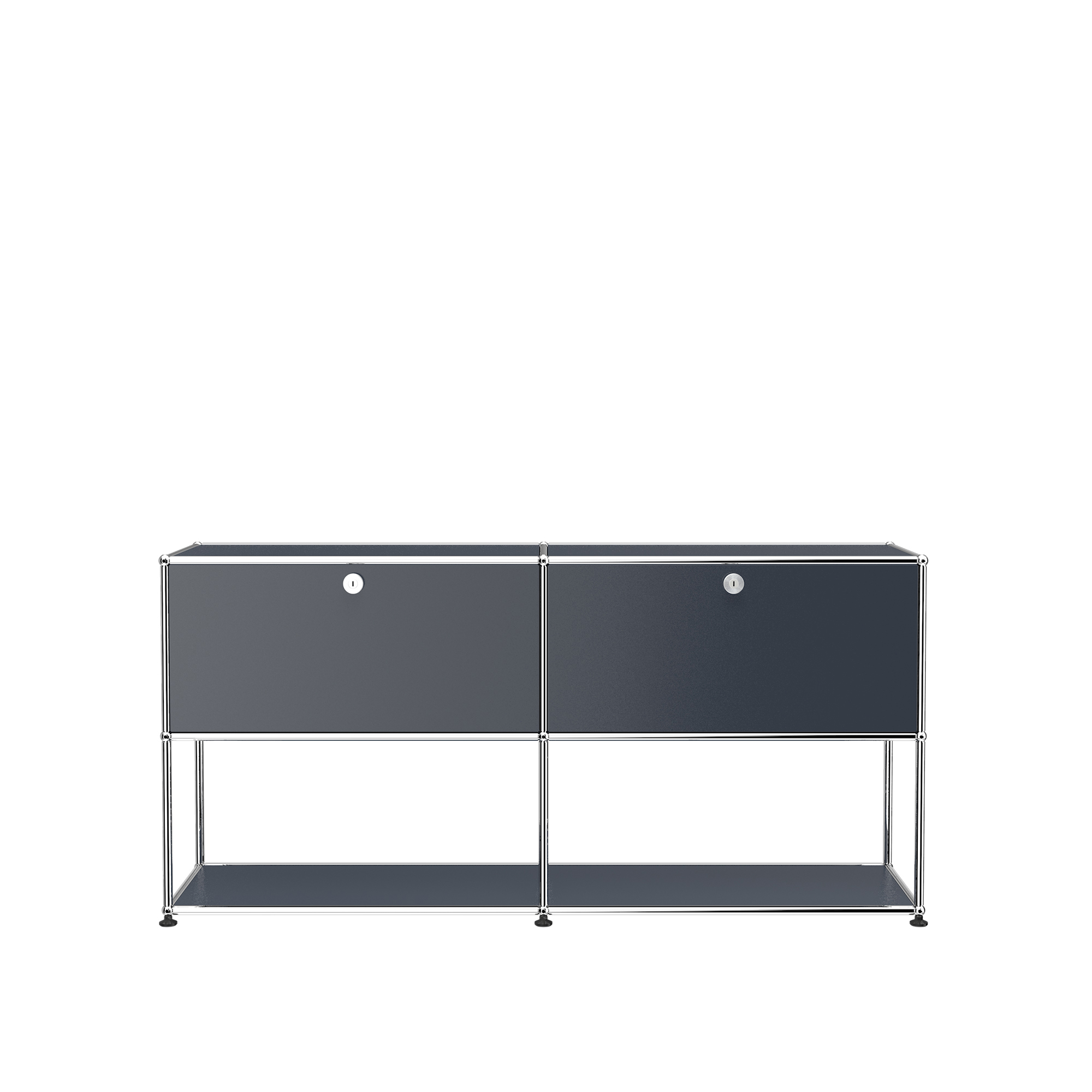 USM - USM Haller 40 Sideboard, Anthracite - Sideboards - Fritz Haller,Paul Schärer - Grå - Metall