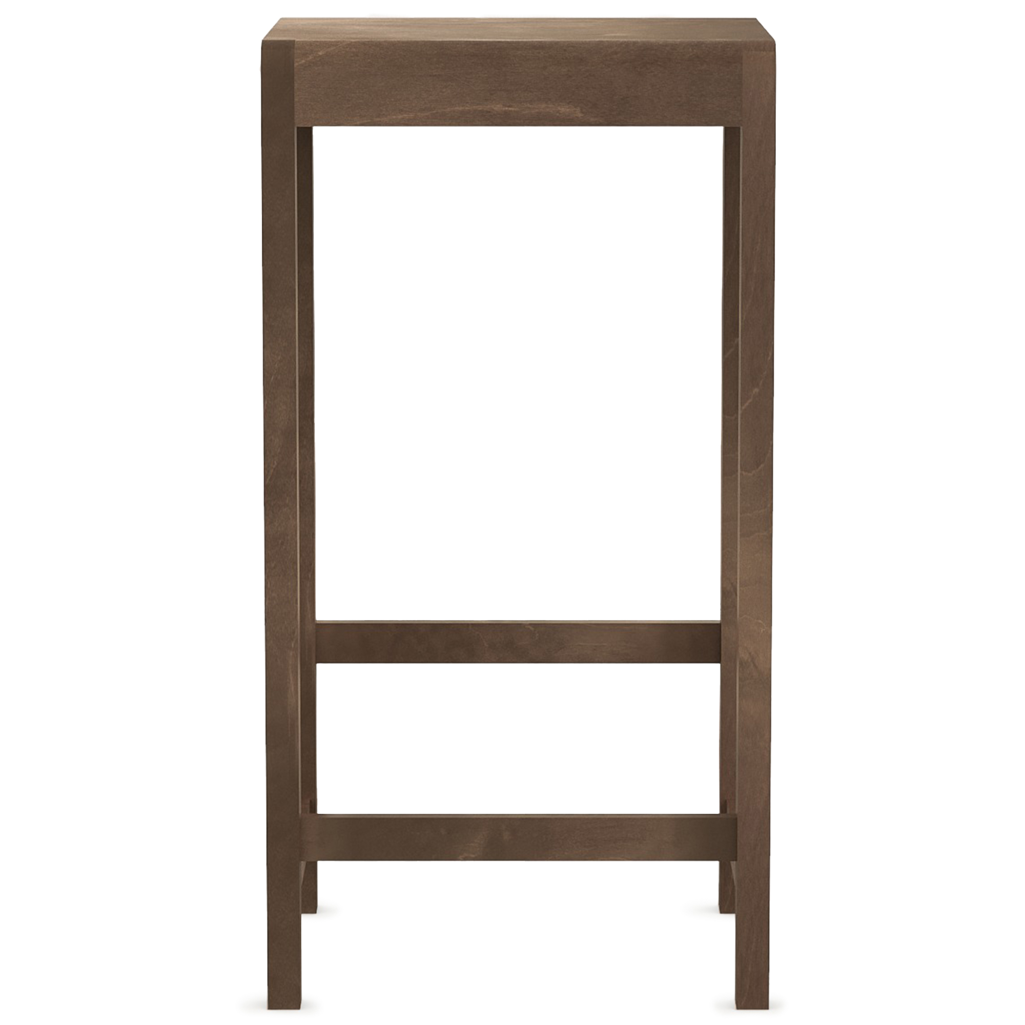 Frama - Stool 01 – Dark Brown Birch – H76 - Pallar - Frama Studio - Träfärgad - Trä | Möbler - Stolar Och Pallar - Pallar | Möbelexperten