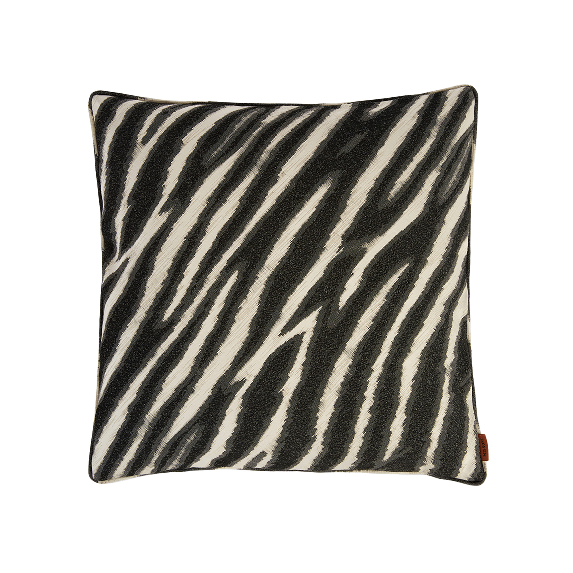 Missoni Home - Zambia Cushion 40 x 40 cm 601 Black/White - Prydnadskuddar och kuddfodral - Svart | Textilier - Plädar Och Prydnadskuddar - Prydnadskuddar Och Kuddfodral | Möbelexperten