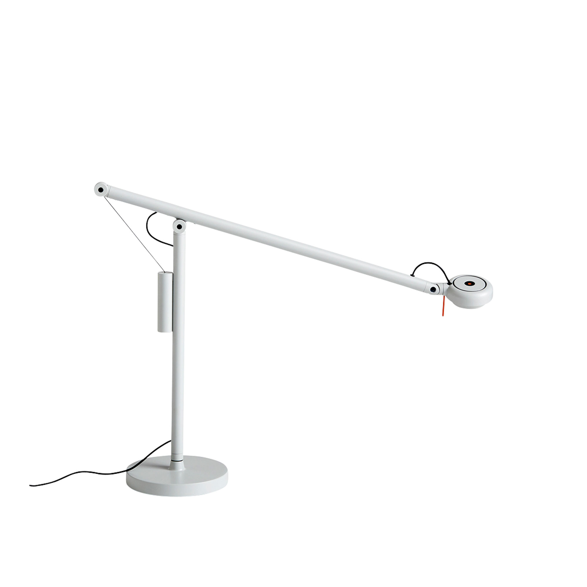 HAY - Fifty-Fifty Mini - Ash Grey - Skrivbordslampor - Sam Weller - Grå