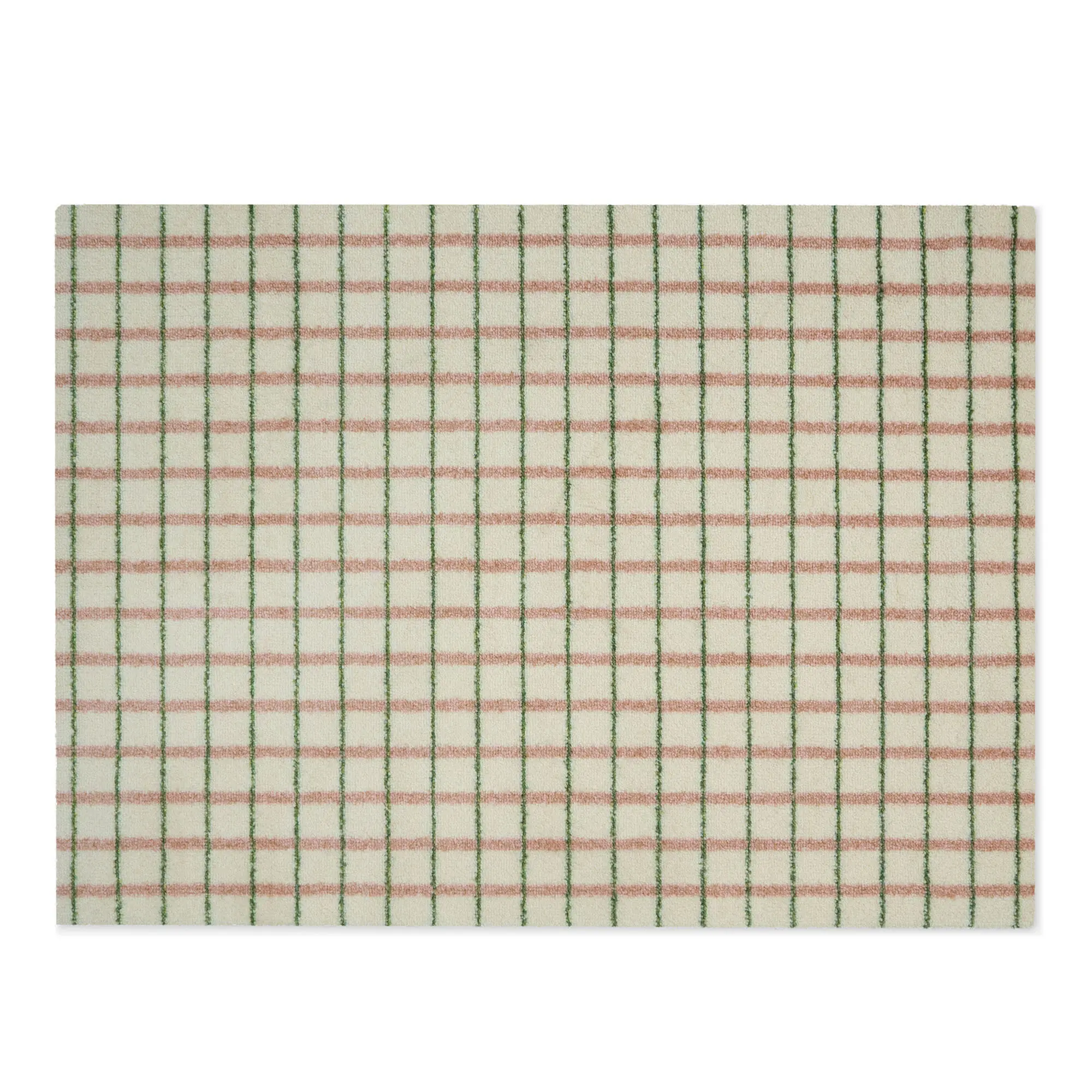 Grid Lime Candycane Doormat