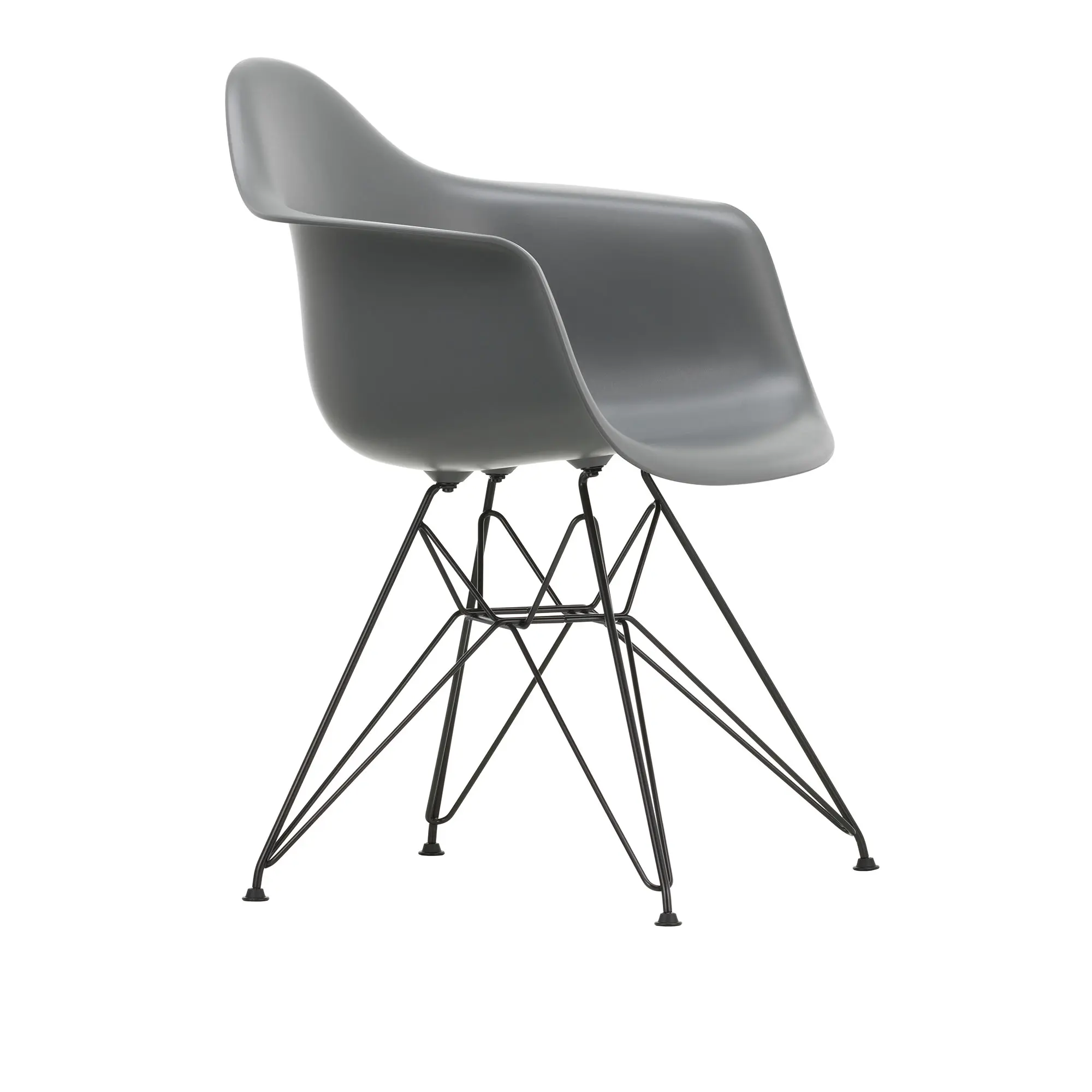 Eames RE Plastic Armchair DAR spisestuestol Basic Dark