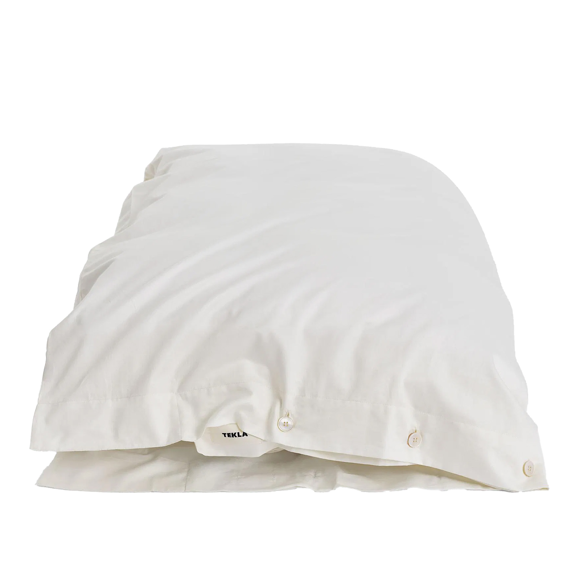 Tekla - Sateen Duvet Cover 220 x 220 cm Cloud White - Påslakan - Vit | Textilier - Sovrumstextilier - Påslakan | Möbelexperten