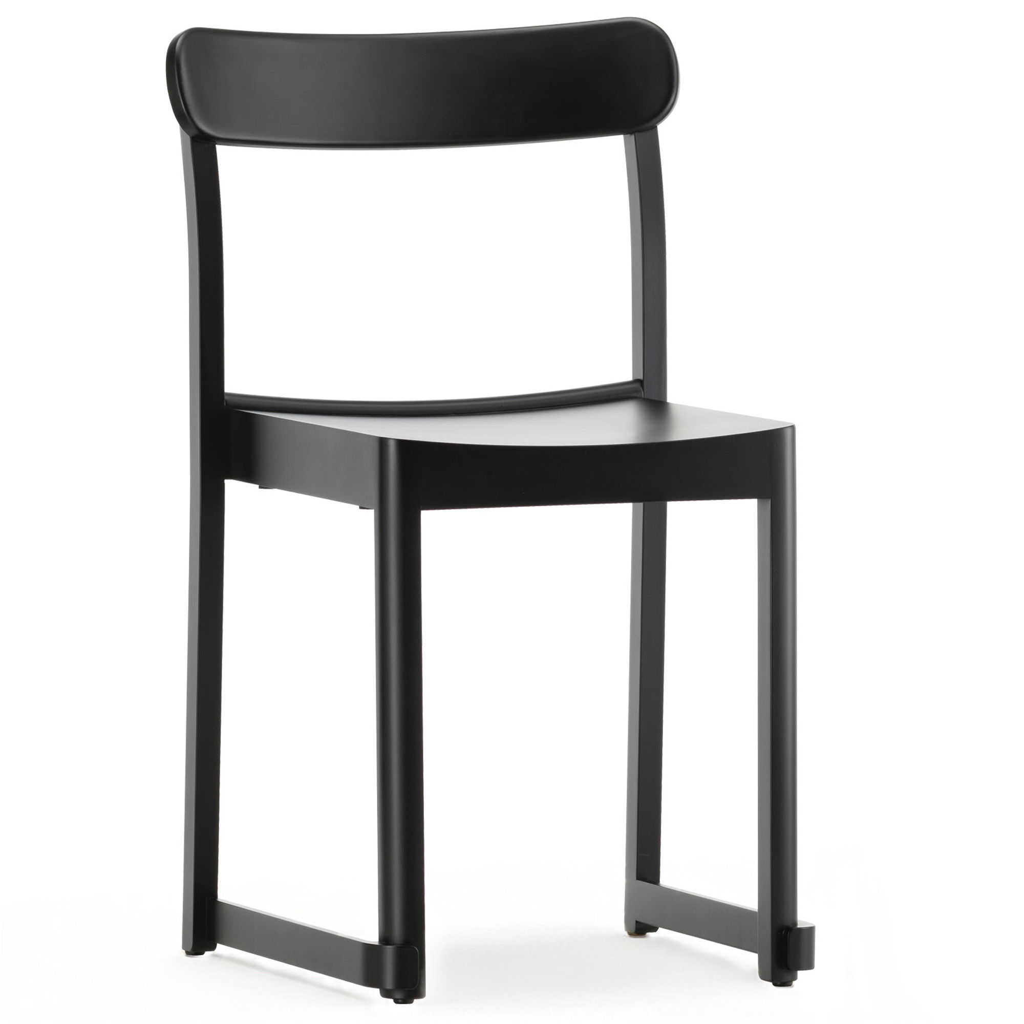 Artek - Atelier Chair, Bok, Svart - Matstolar - TAF Studio - Svart - Tr&auml;