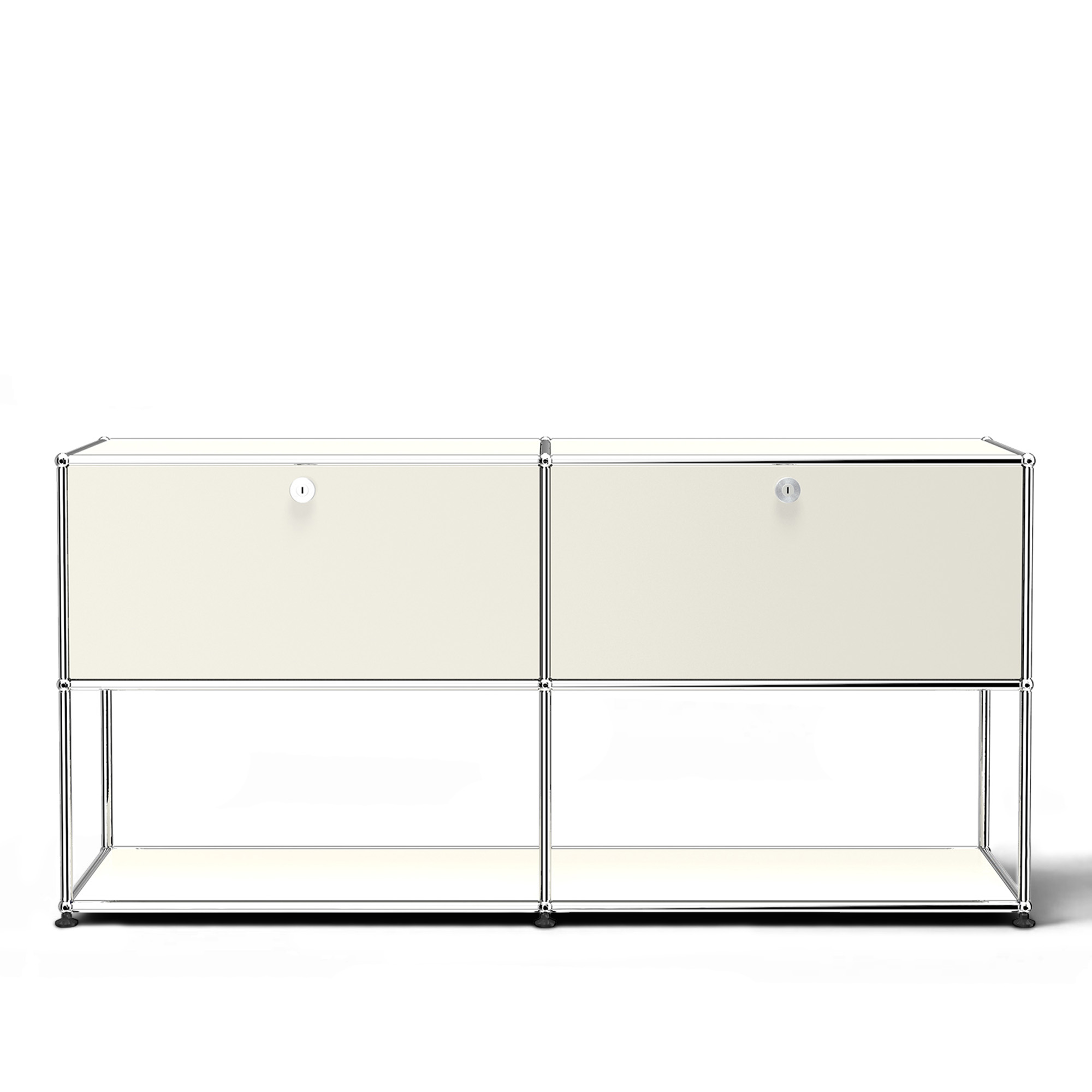 USM - USM Haller 40 Sideboard Pure White - Sk&auml;nkar och sideboards - Fritz Haller & Paul Sch&auml;rer - Vit - Metall