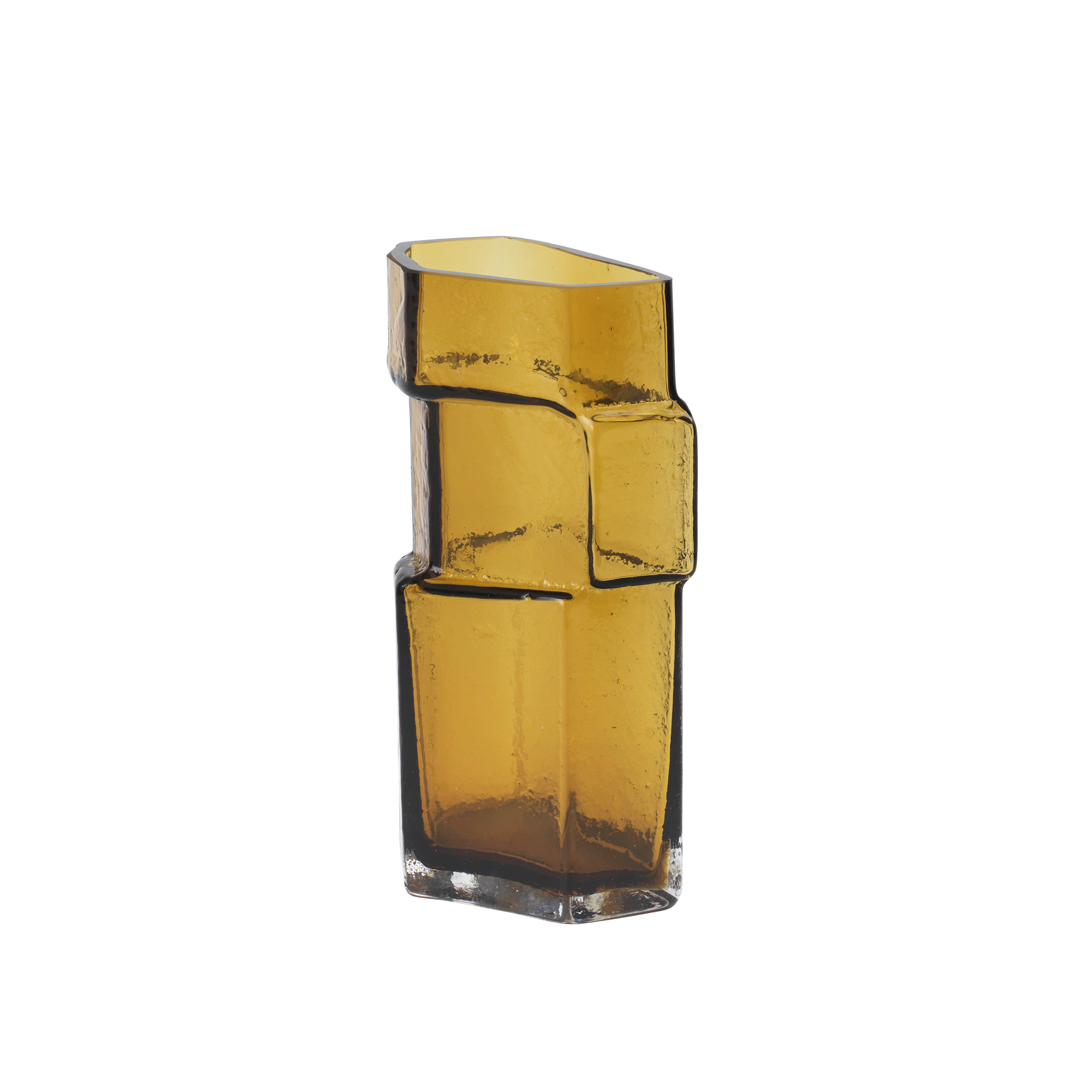 Ferm Living - Muro Vase - H23 - Recycled Amber - Vaser - Jørn Utzon - Brun