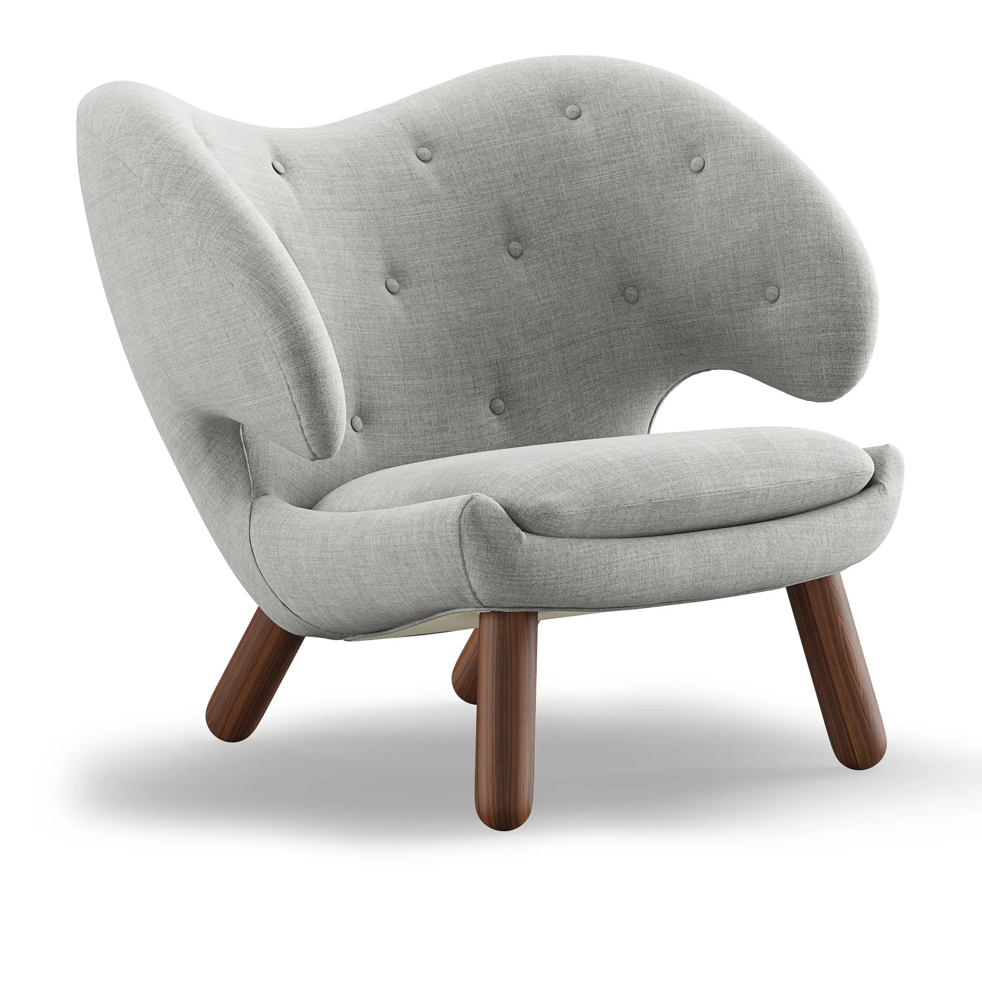 Pelican fåtölj Walnut