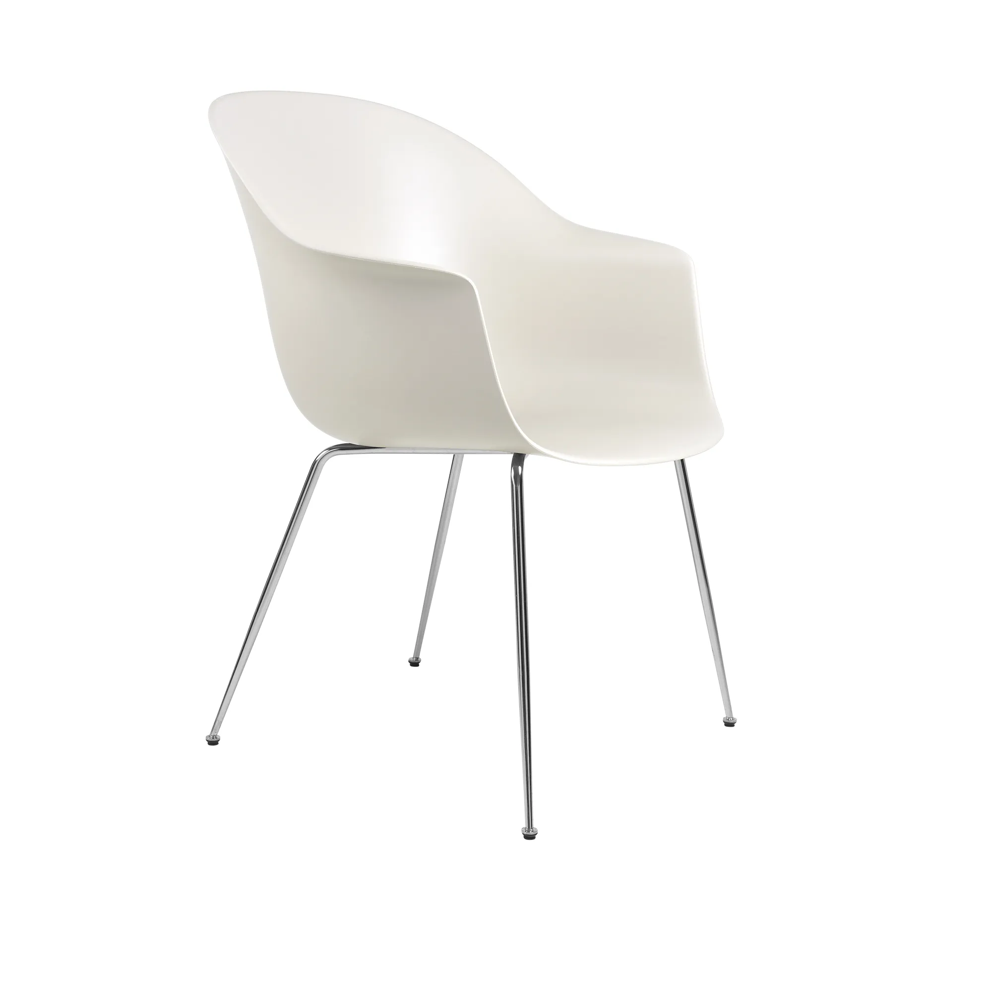 Bat matstol Alabaster White