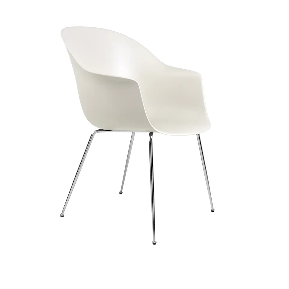 Bat matstol Alabaster White