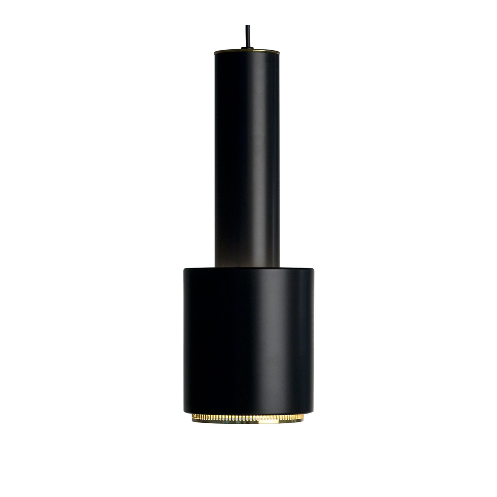 Artek - A110 Hand Grenade Svart/Mässing - Pendellampor - Alvar Aalto - Guld,Svart | Belysning - Taklampor - Pendellampor | Möbelexperten