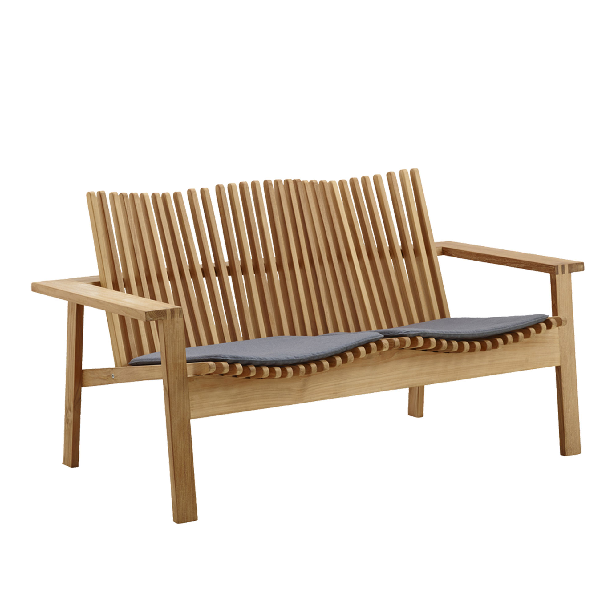 Cane-Line - Amaze Soffa 2-sits Med Dyna - Soffor utomhus - Foersom & Hiort-Lorenzen MDD | Utemöbler - Loungemöbler - Soffor Utomhus | Möbelexperten