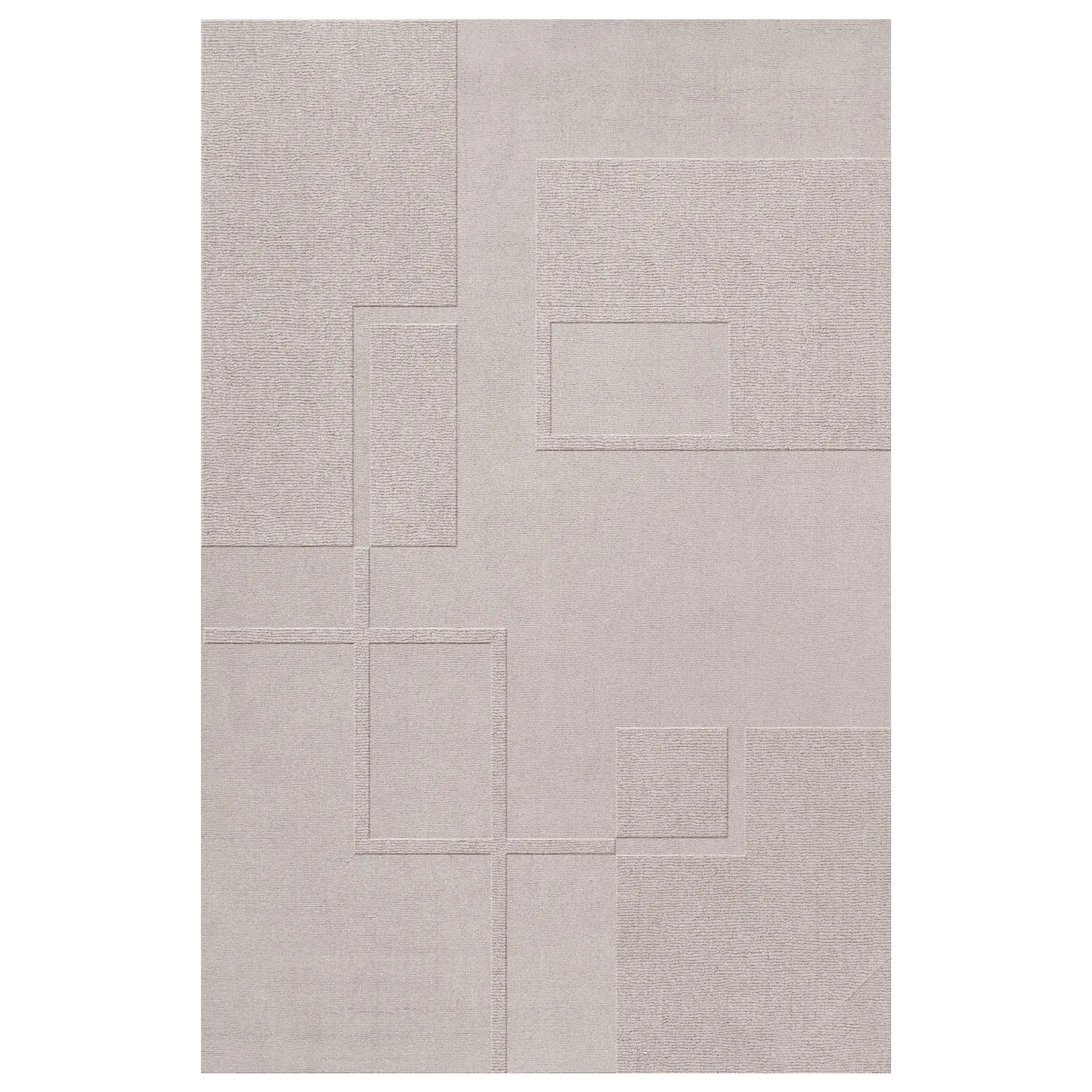 Swedish Grace Pattern Oatmeal ullteppe