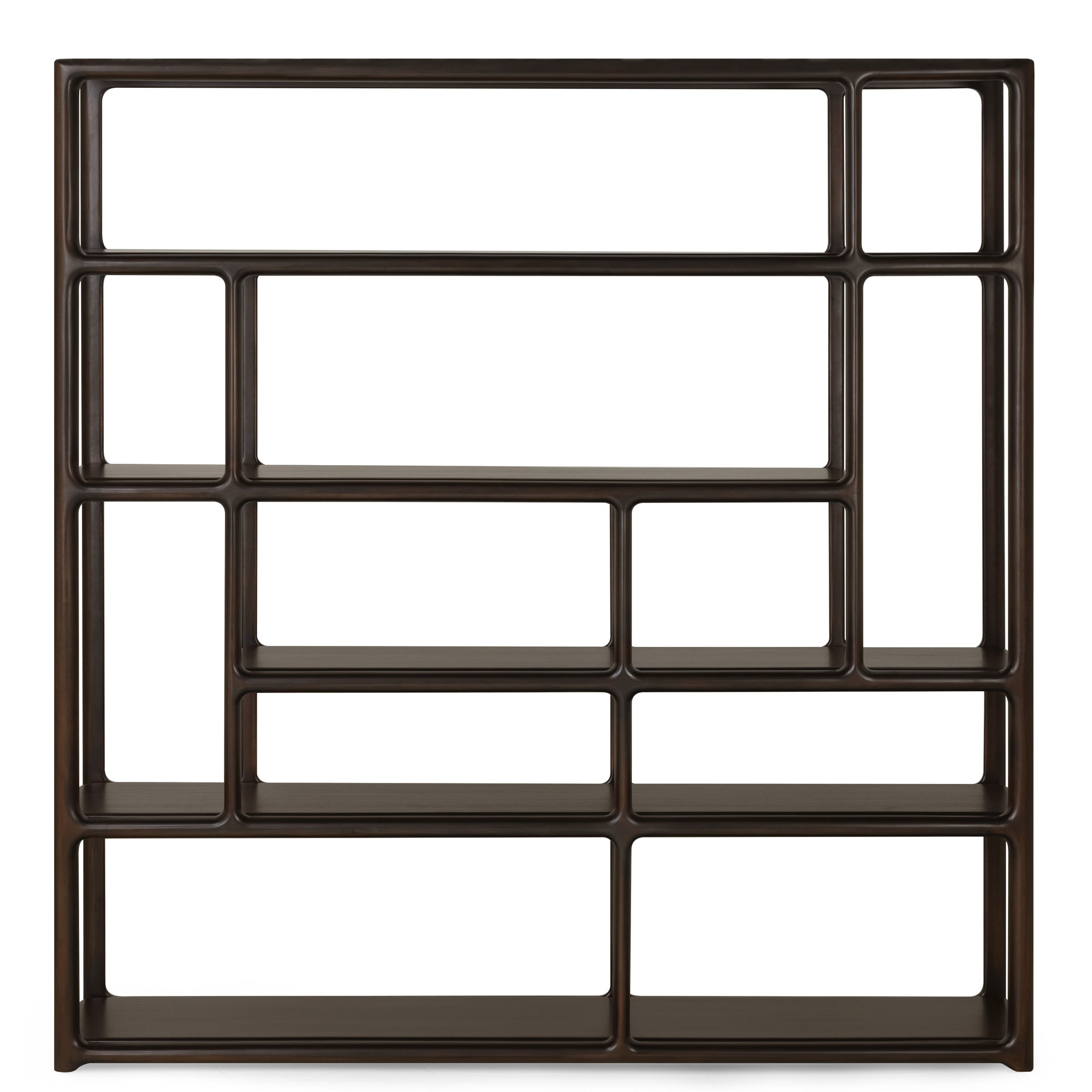 Ethnicraft - Eda hylla 181x41x188 cm mahogany rose brown - Hyllor & Hyllsystem - Brun - Trä