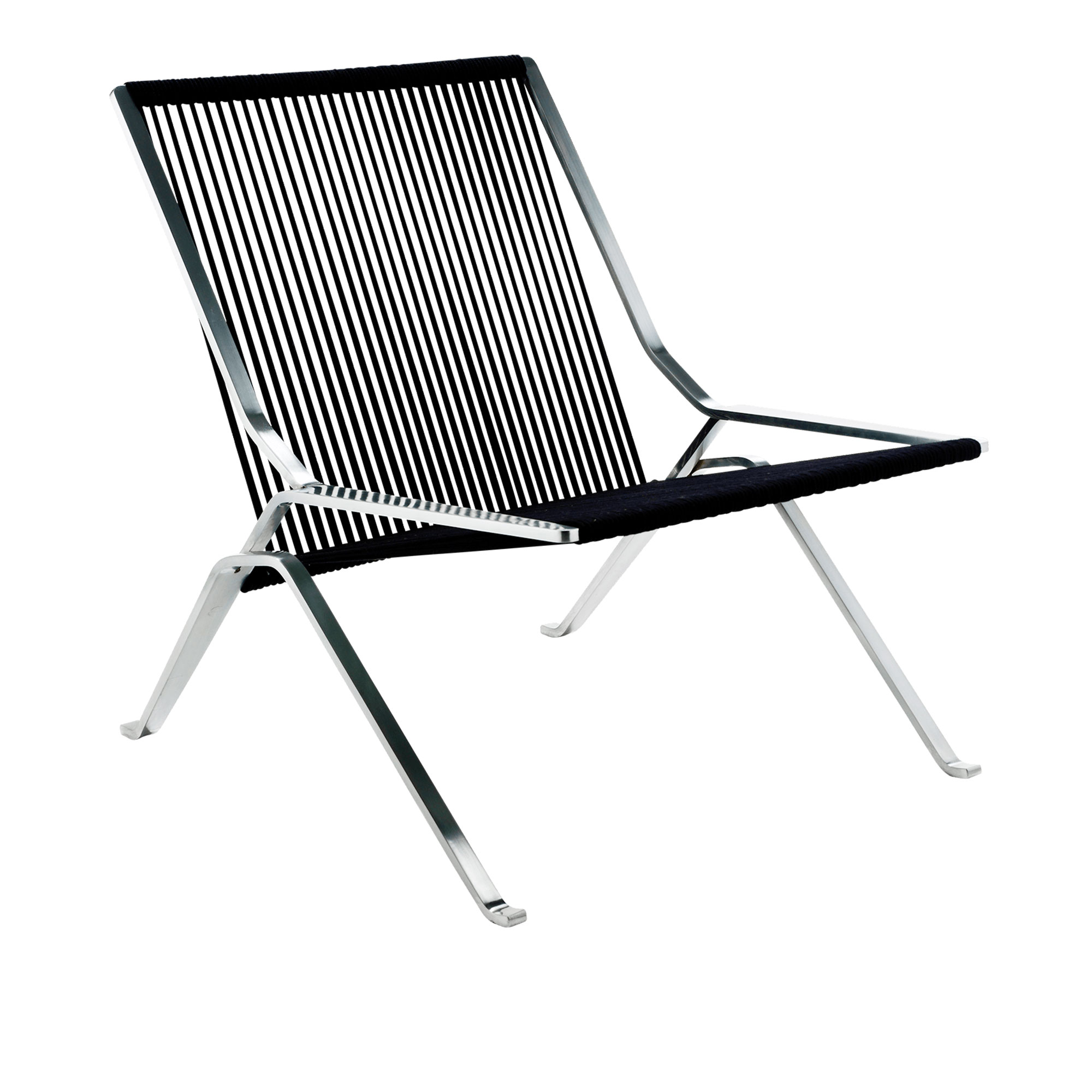 Fritz Hansen - PK25, Svart - Fåtöljer - Poul Kjærholm - Svart - Naturmaterial/Metall | Möbler - Fåtöljer Och Puffar - Fåtöljer | Möbelexperten