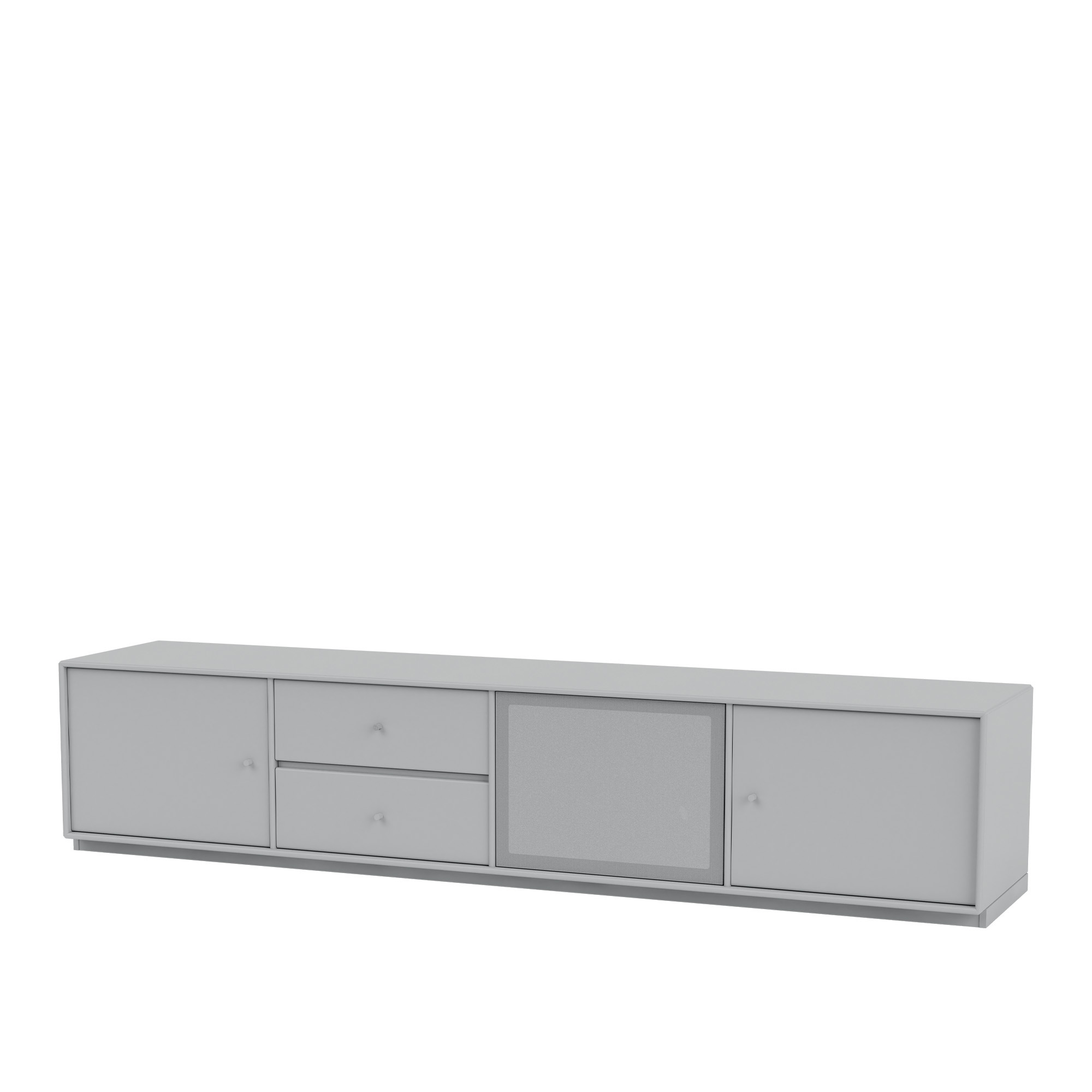 Montana - Octave Viii TV Bench 02-Fjord 06 Plinth 3 cm - TV-b&auml;nkar - Peter J. Lassen - Bl&aring; - Tr&auml;