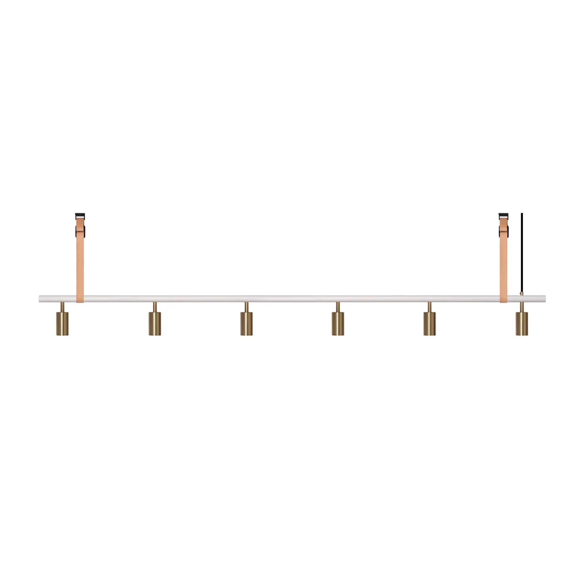 Long John 6 White/Brass