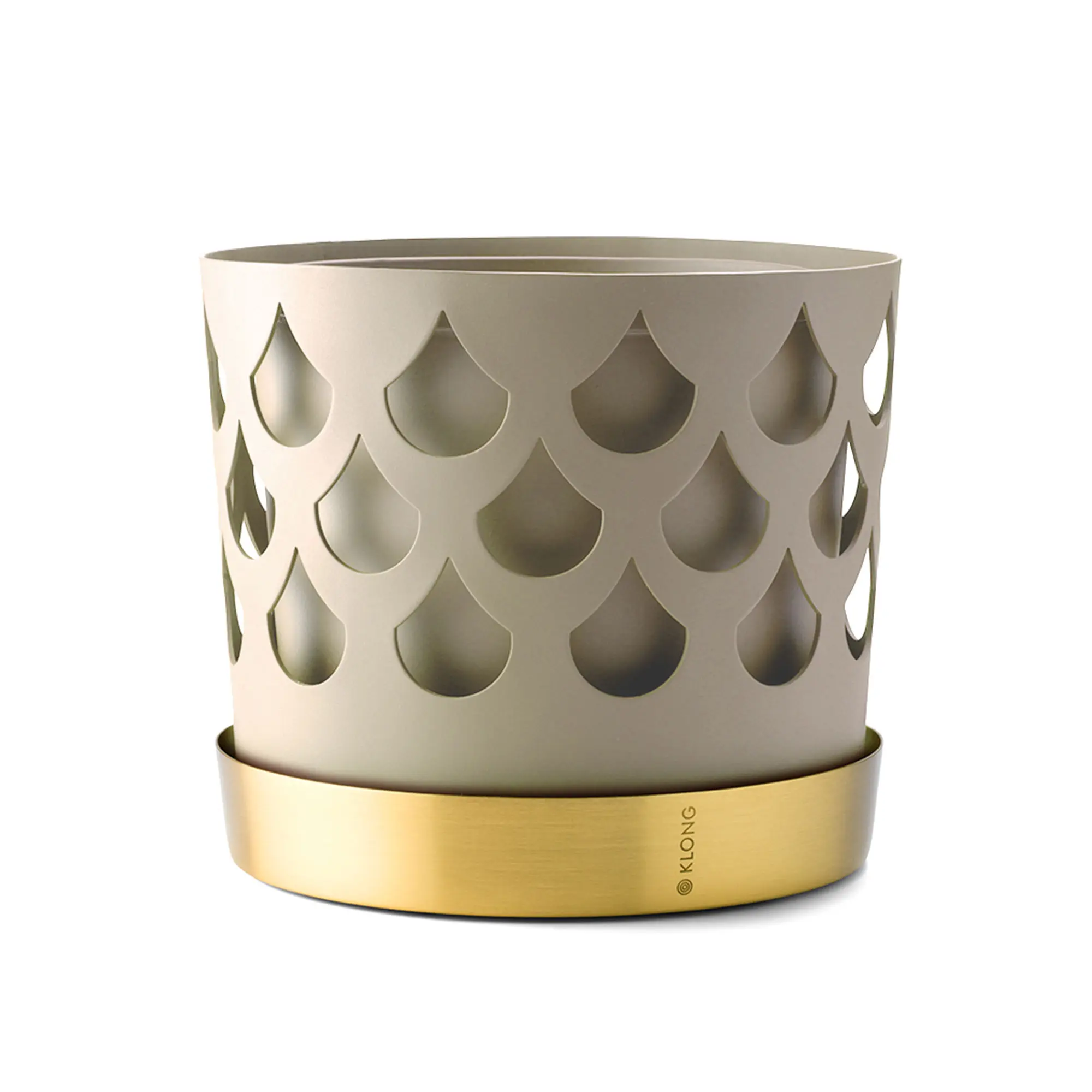 Trio Flower Pot Drop - Beige