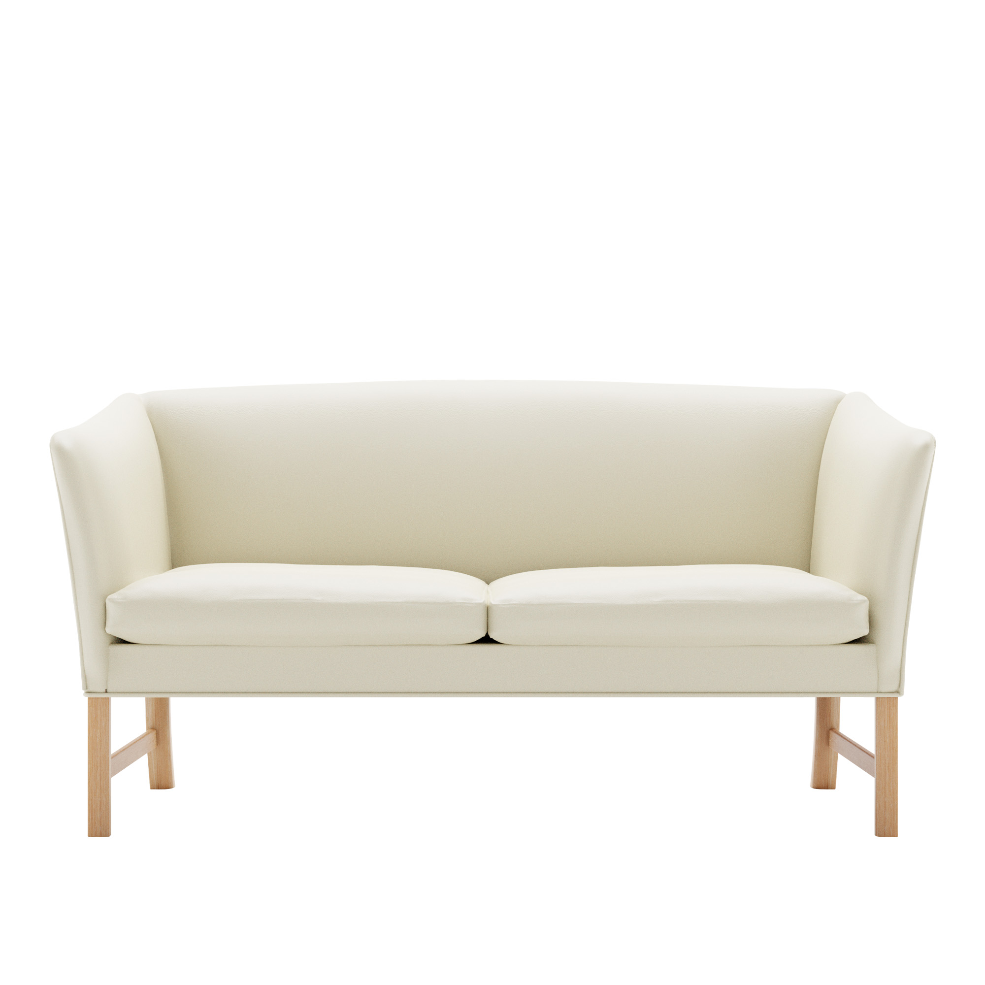 Carl Hansen - OW602, Oljad Ek, Lädergrupp B Thor - 300 - Soffor - Ole Wanscher - Vit