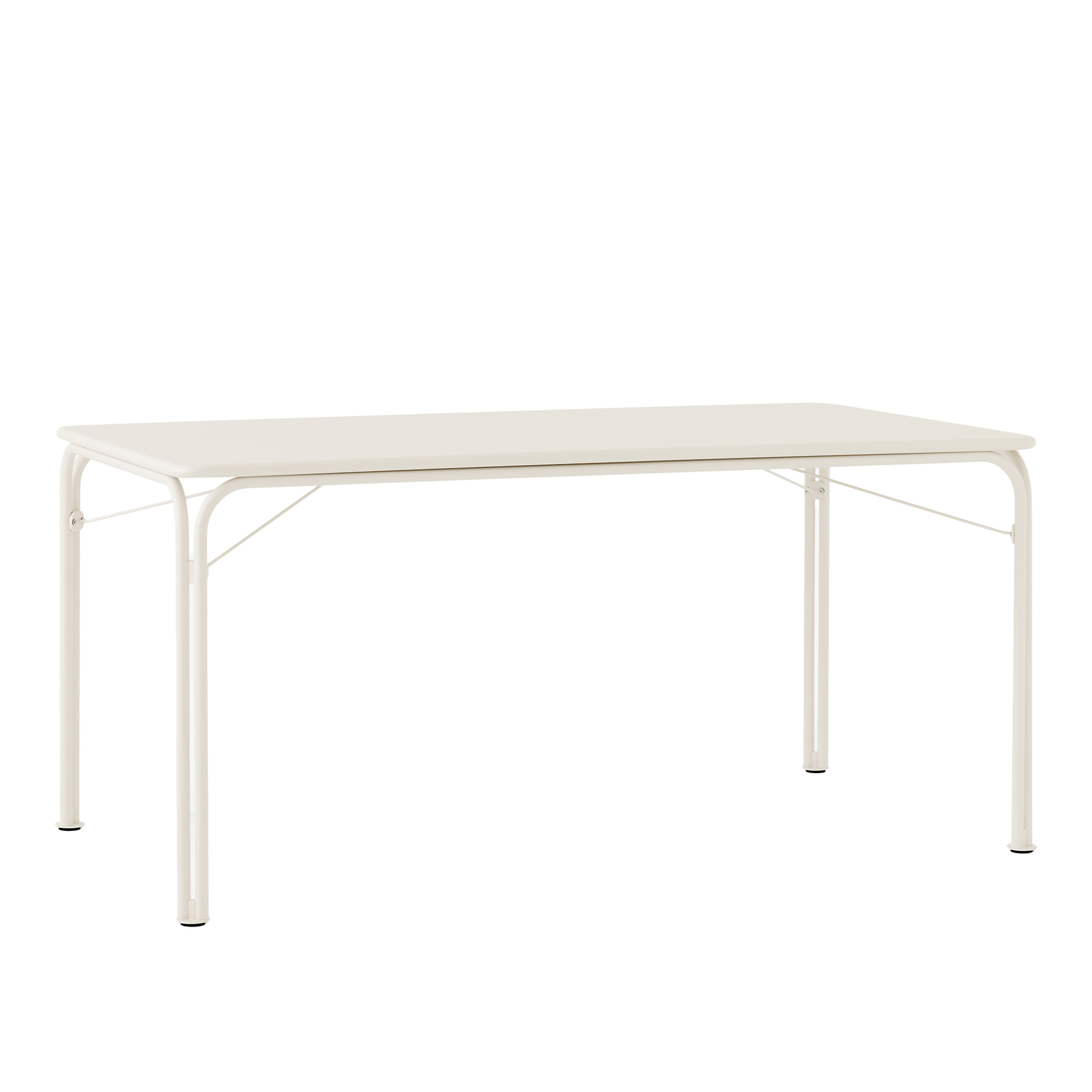&Tradition - Thorvald Outdoor Dining Table SC113 L160 Ivory - Matbord utomhus - Space Copenhagen - Metall
