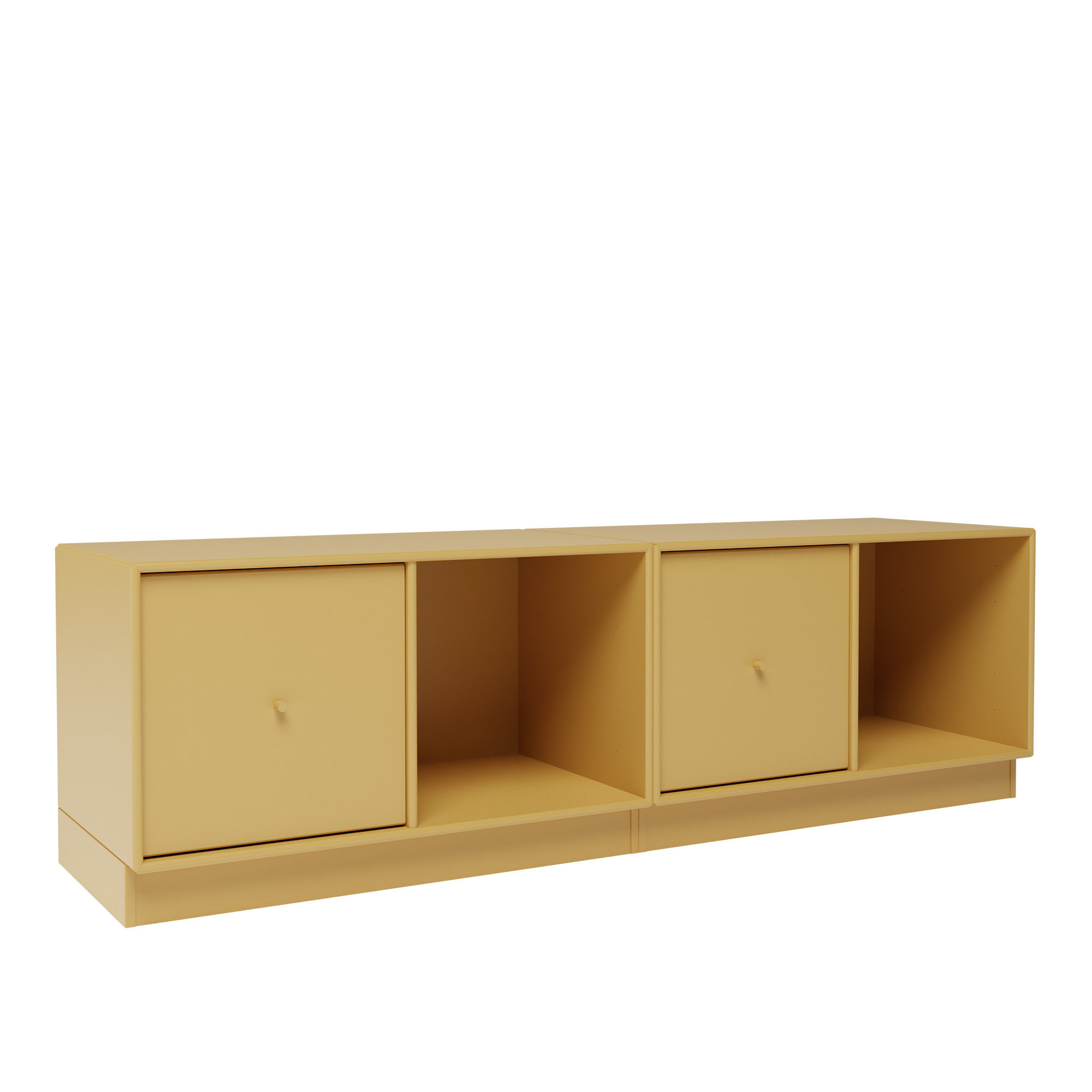 Montana - Rest II Bench 157-Cumin 07 Plinth 7 cm - Sk&aring;p och vitrinsk&aring;p - Peter J. Lassen - Gul - Tr&auml;