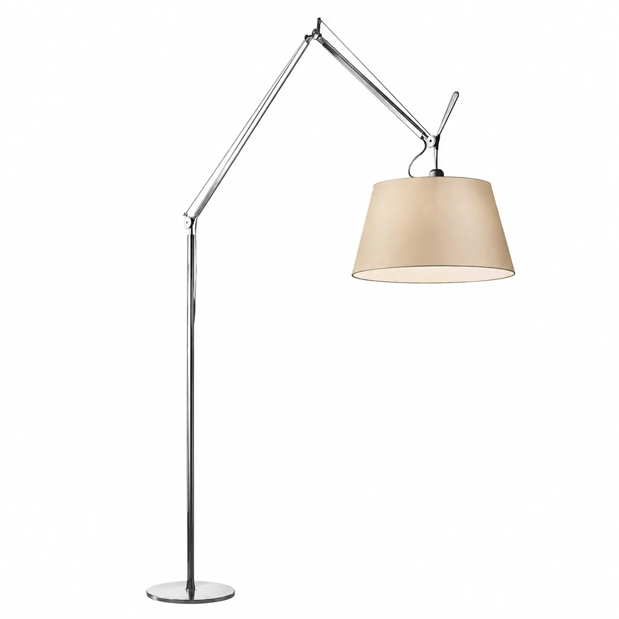 Tolomeo Mega gulvlampe aluminium