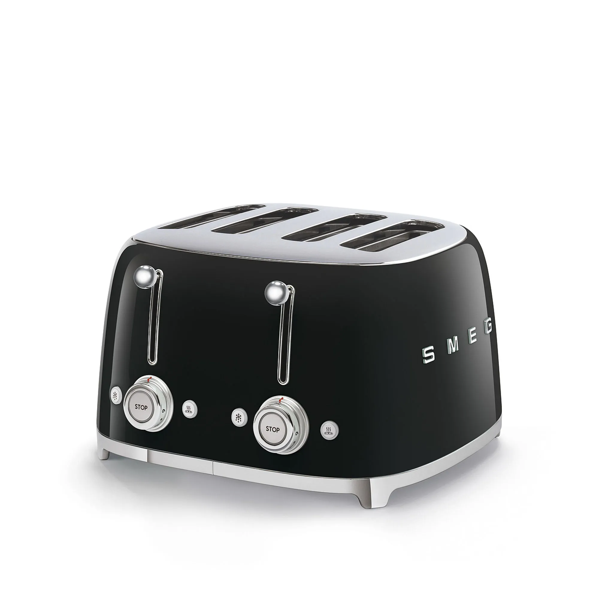 Smeg 4 Slot Toaster Black