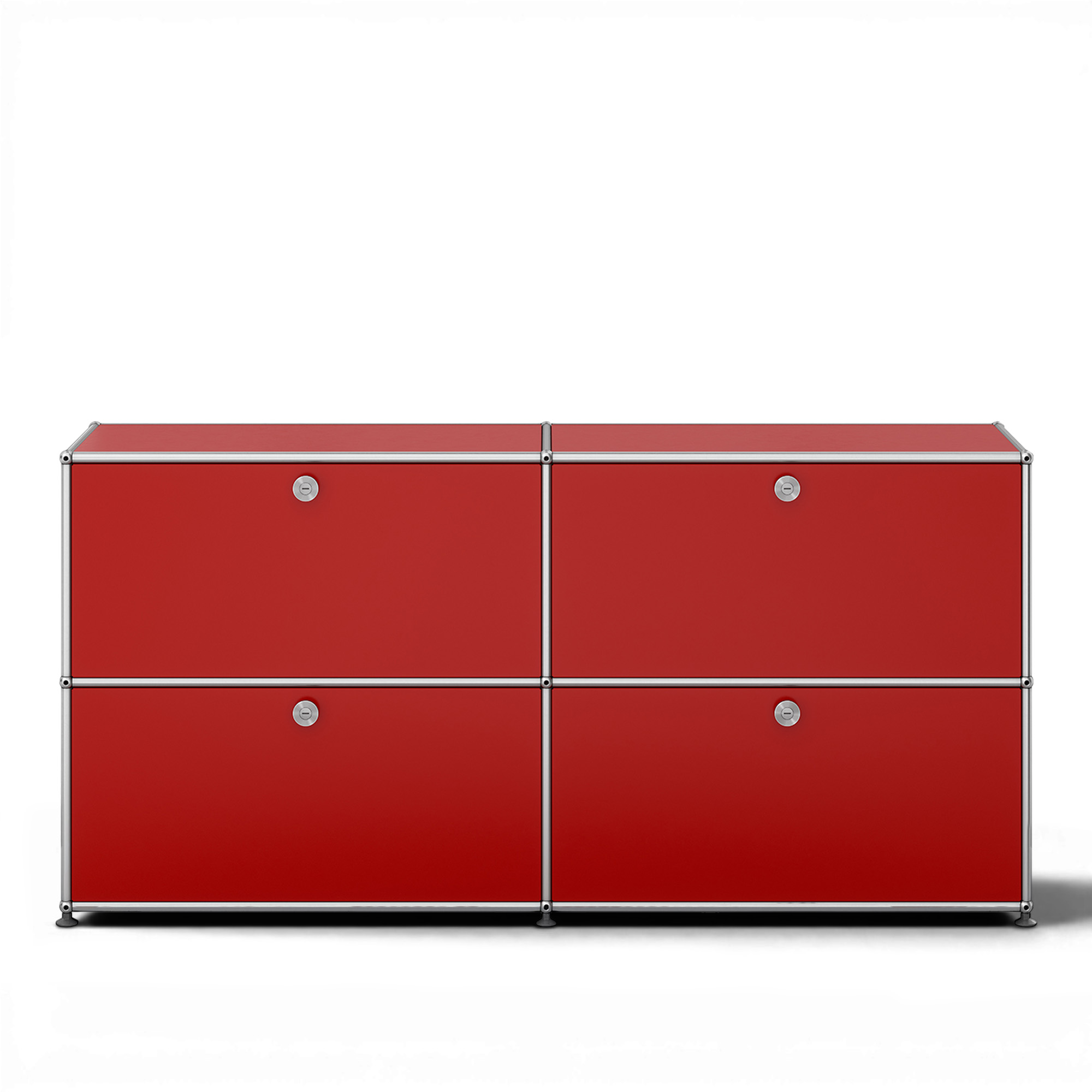 USM - USM Haller 109 Sideboard USM Ruby Red - Sk&auml;nkar och sideboards - Fritz Haller & Paul Sch&auml;rer - R&ouml;d - Metall